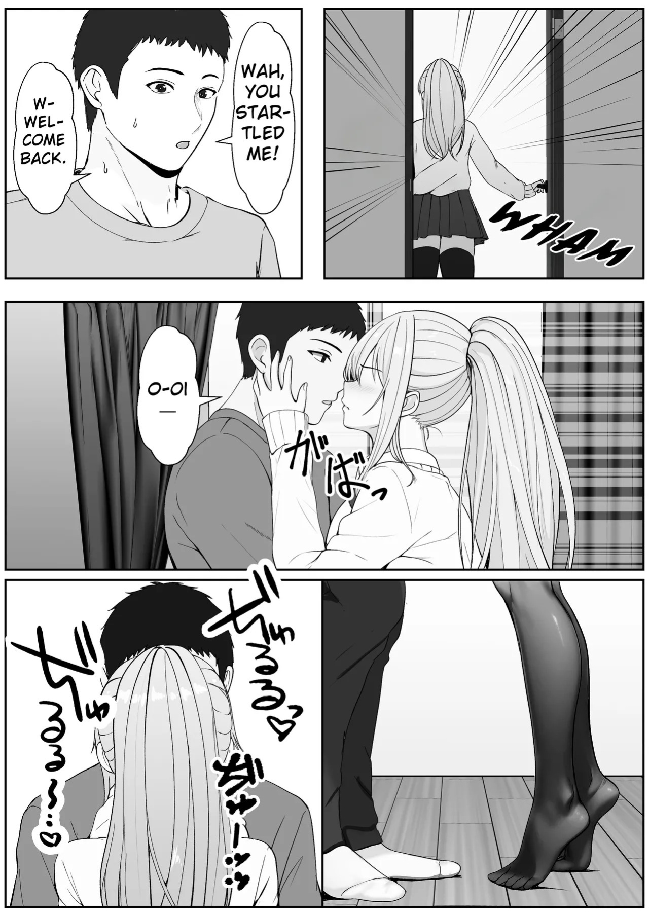 [Sanbalkin] Half Gimai to no Amai Nichijou to Noumitsu Sex 3 [English]