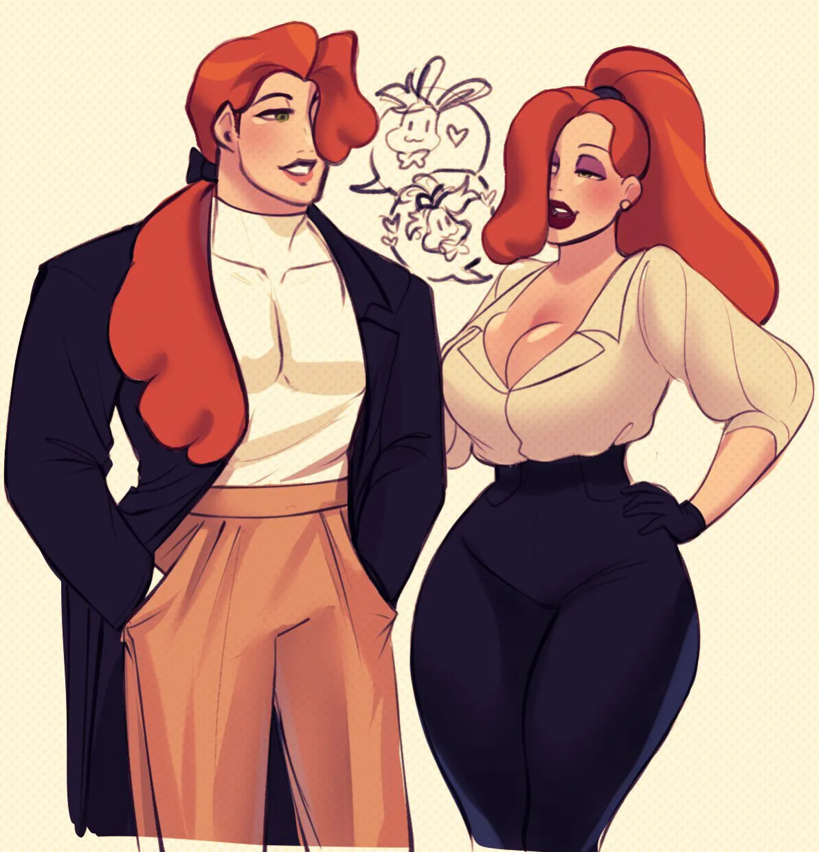 [AggravatedMomo] Rosie x Jessie Rabbit (Who framed Roger Rabbit?) (Ongoing)