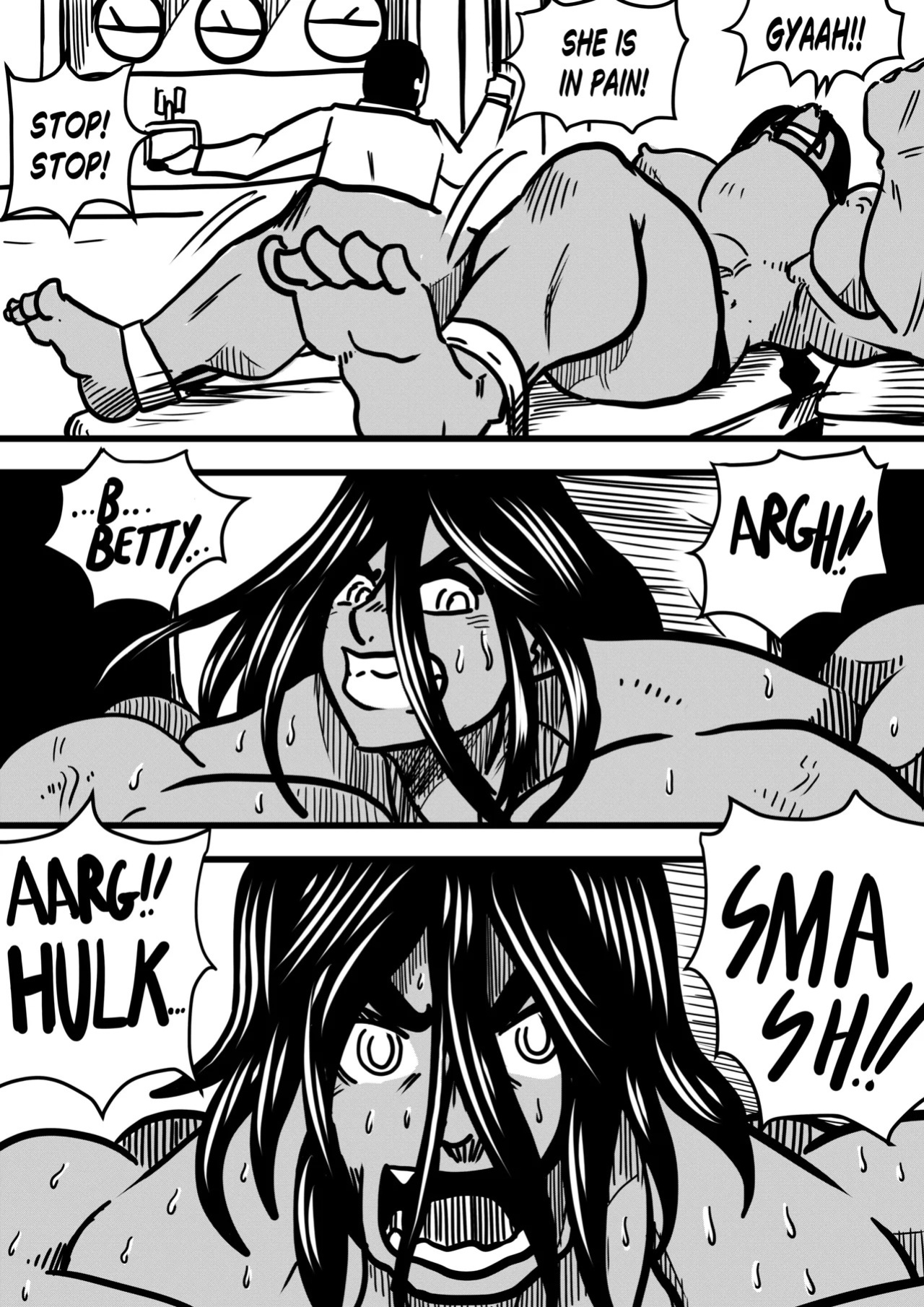 [Odoruyama] Betty Hulk AU: The Origin Of Betty Hulk