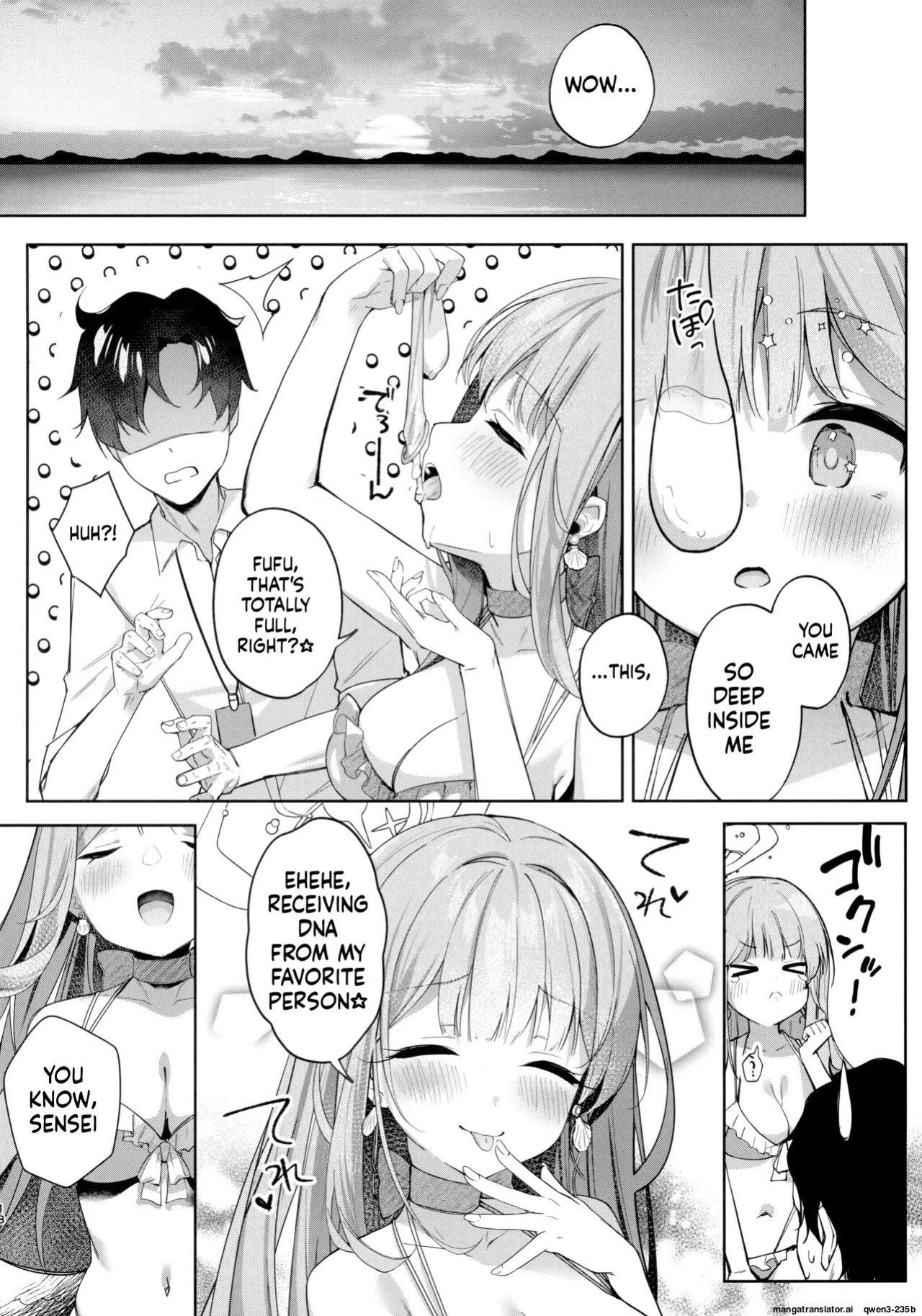 (C106) [Kinokomushin (Kinokomushi)] Nagaki Yo no Utsutsu ni Ochite (Blue Archive) (SCANMTL)