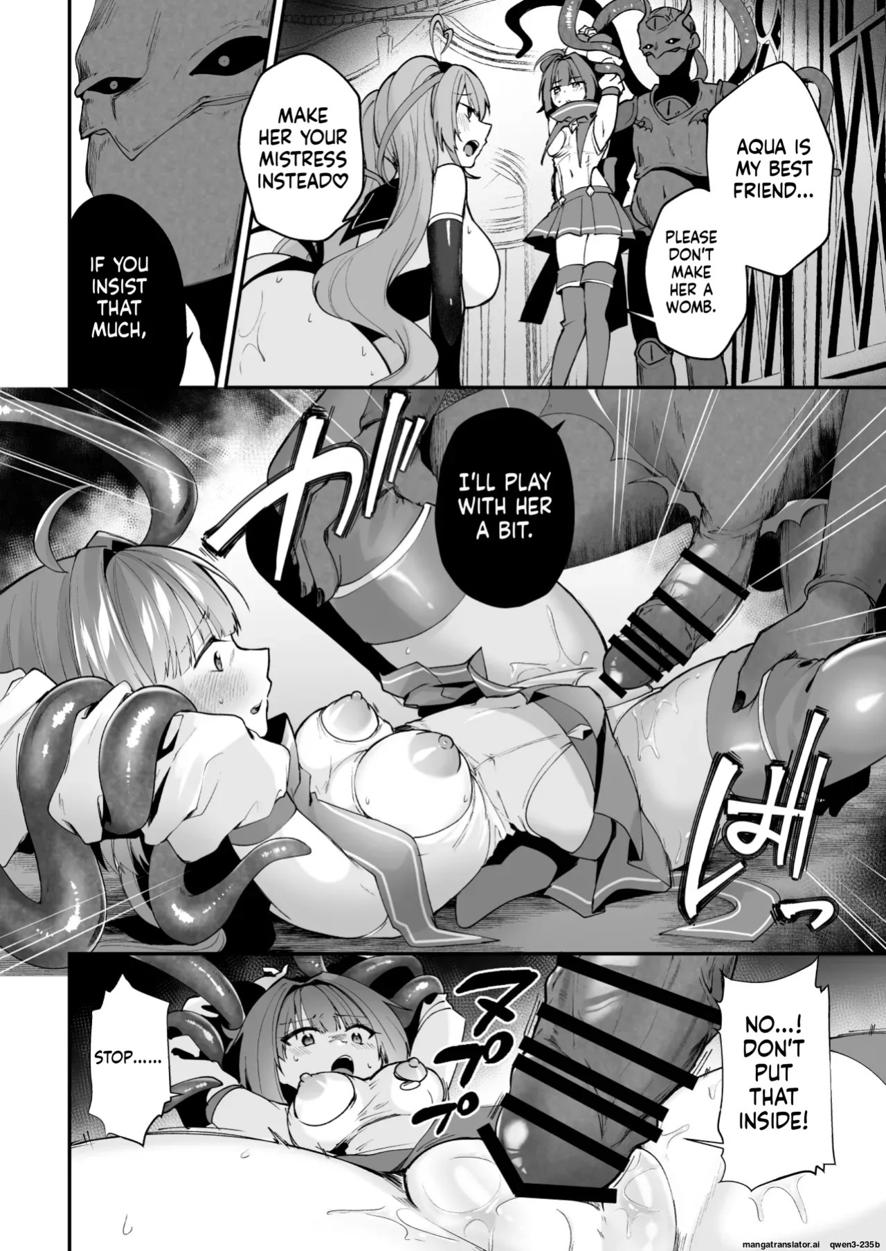 [Rurimaru (Rurimaru)] Mahou Shoujo Akuochi Choukyou Lab 3 [Digital] (SCANMTL)