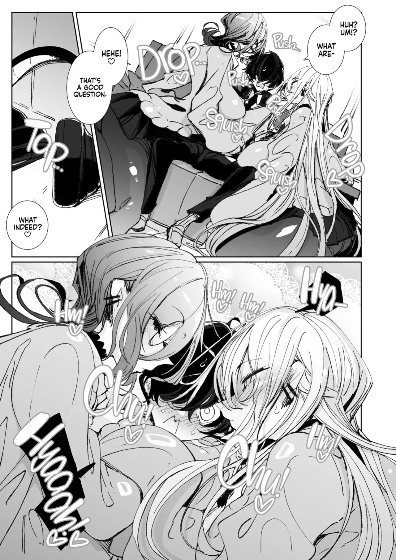 [Metro Notes (Tsumetoro)] Ja, Kyou kara Otaku-kun wa Watashi-tachi no Karepitte Koto de! | Sorry, Nerd, but You're Our BF Now! [English] {2d-market.com} [Decensored] [Digital]