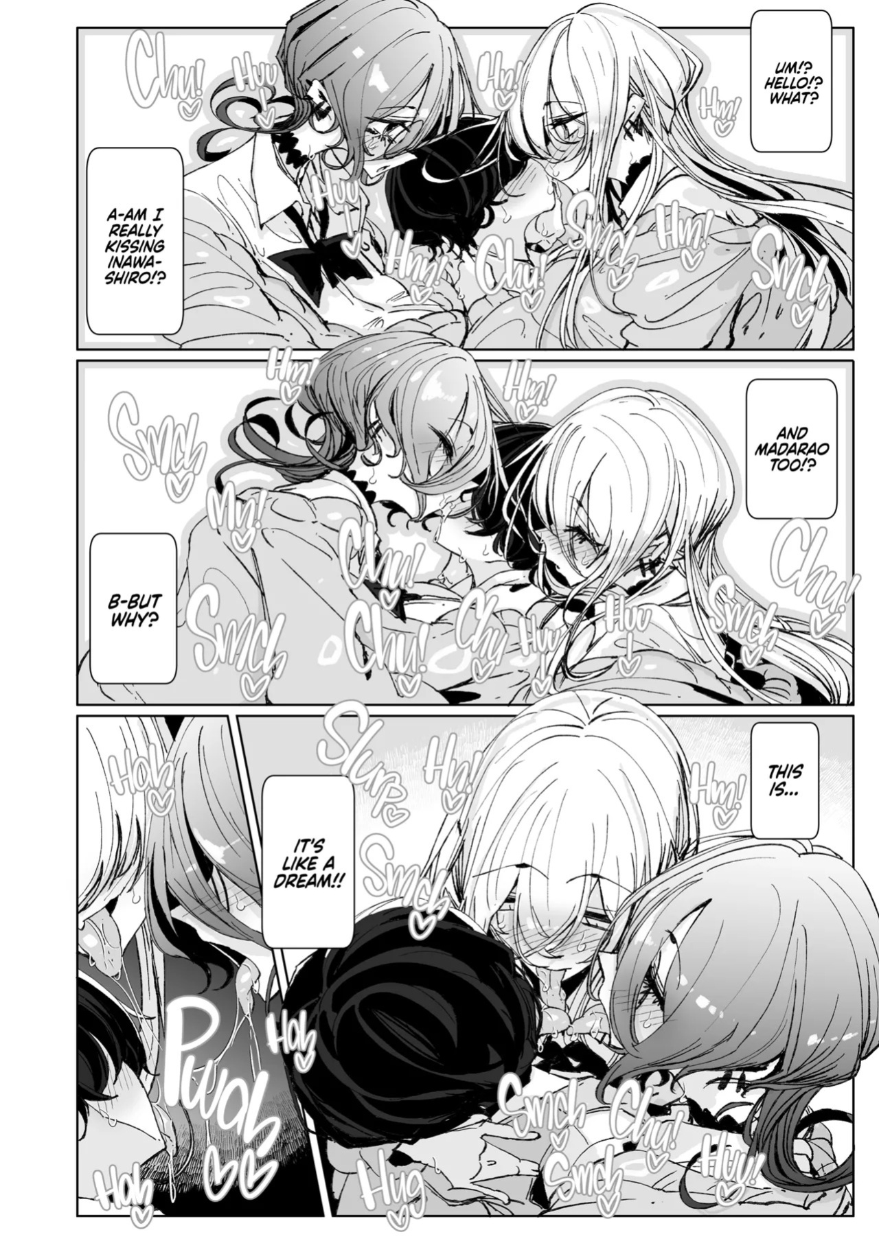 [Metro Notes (Tsumetoro)] Ja, Kyou kara Otaku-kun wa Watashi-tachi no Karepitte Koto de! | Sorry, Nerd, but You're Our BF Now! [English] {2d-market.com} [Decensored] [Digital]