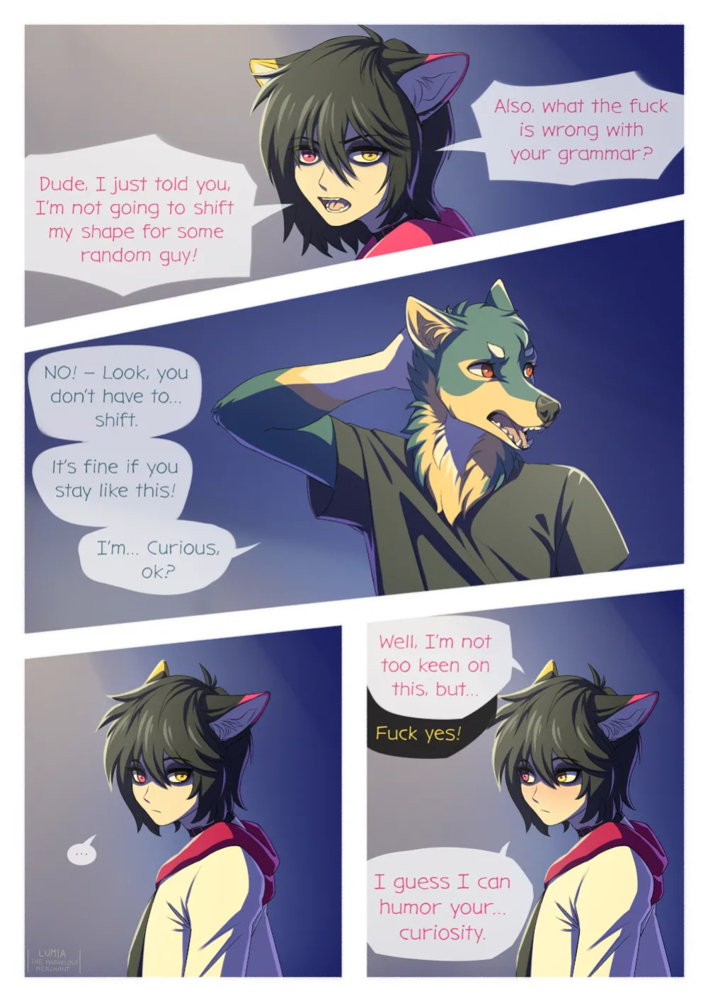 [Lumia the Marvelous Merchant (Milkforbones)] LIAR! LIAR! (Ongoing)