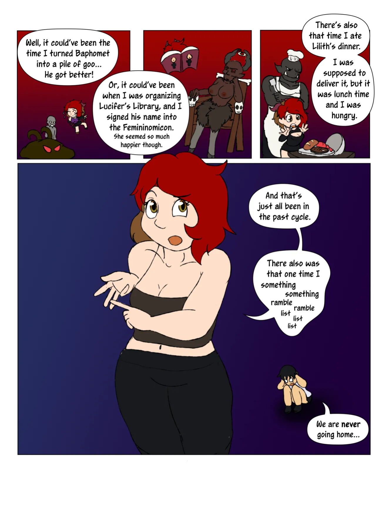 [LariUmbreon] Girl Me! How I Got Turned Into a Girl by a Desperate Succubus! (In Progress)