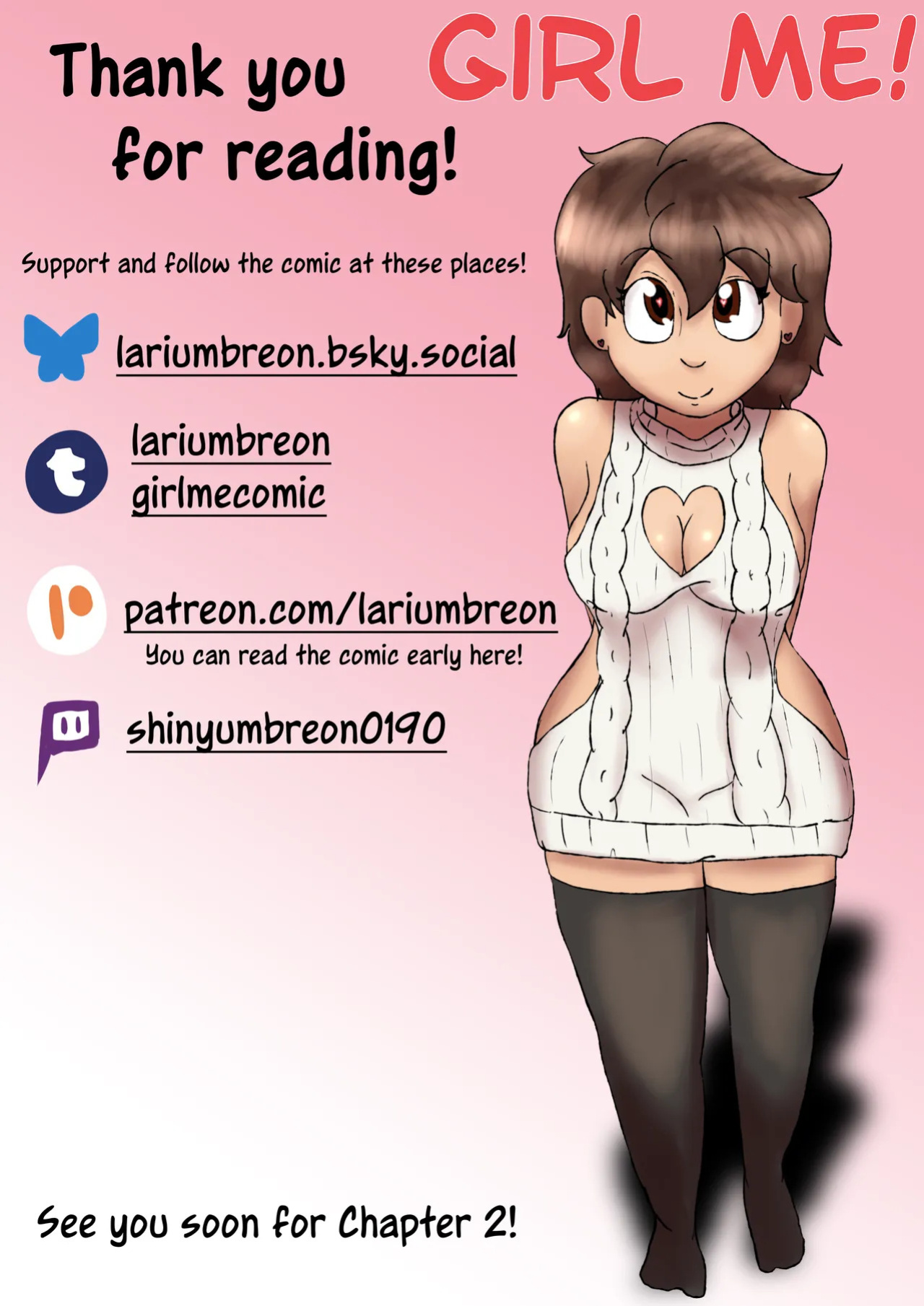 [LariUmbreon] Girl Me! How I Got Turned Into a Girl by a Desperate Succubus! (In Progress)