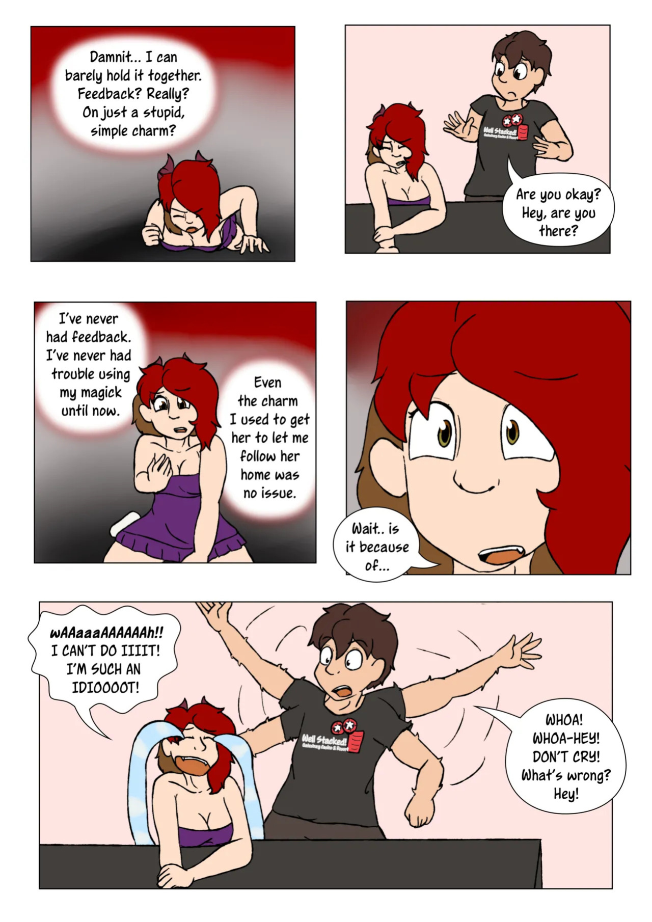 [LariUmbreon] Girl Me! How I Got Turned Into a Girl by a Desperate Succubus! (In Progress)