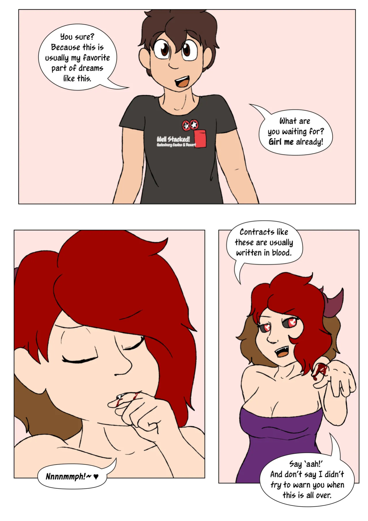 [LariUmbreon] Girl Me! How I Got Turned Into a Girl by a Desperate Succubus! (In Progress)
