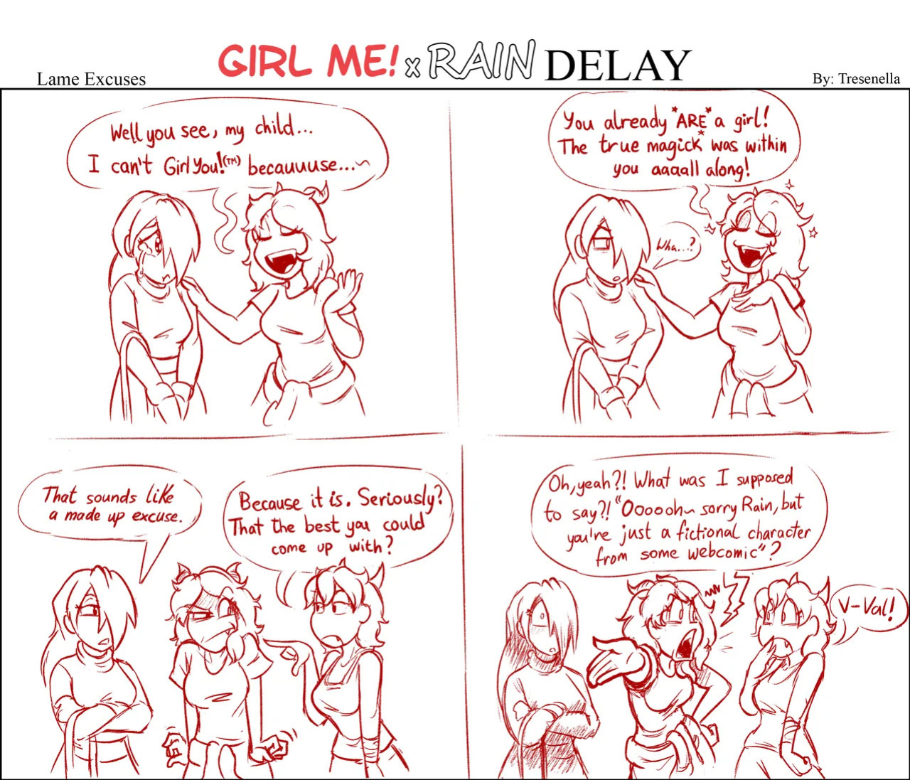 [LariUmbreon] Girl Me! How I Got Turned Into a Girl by a Desperate Succubus! (In Progress)