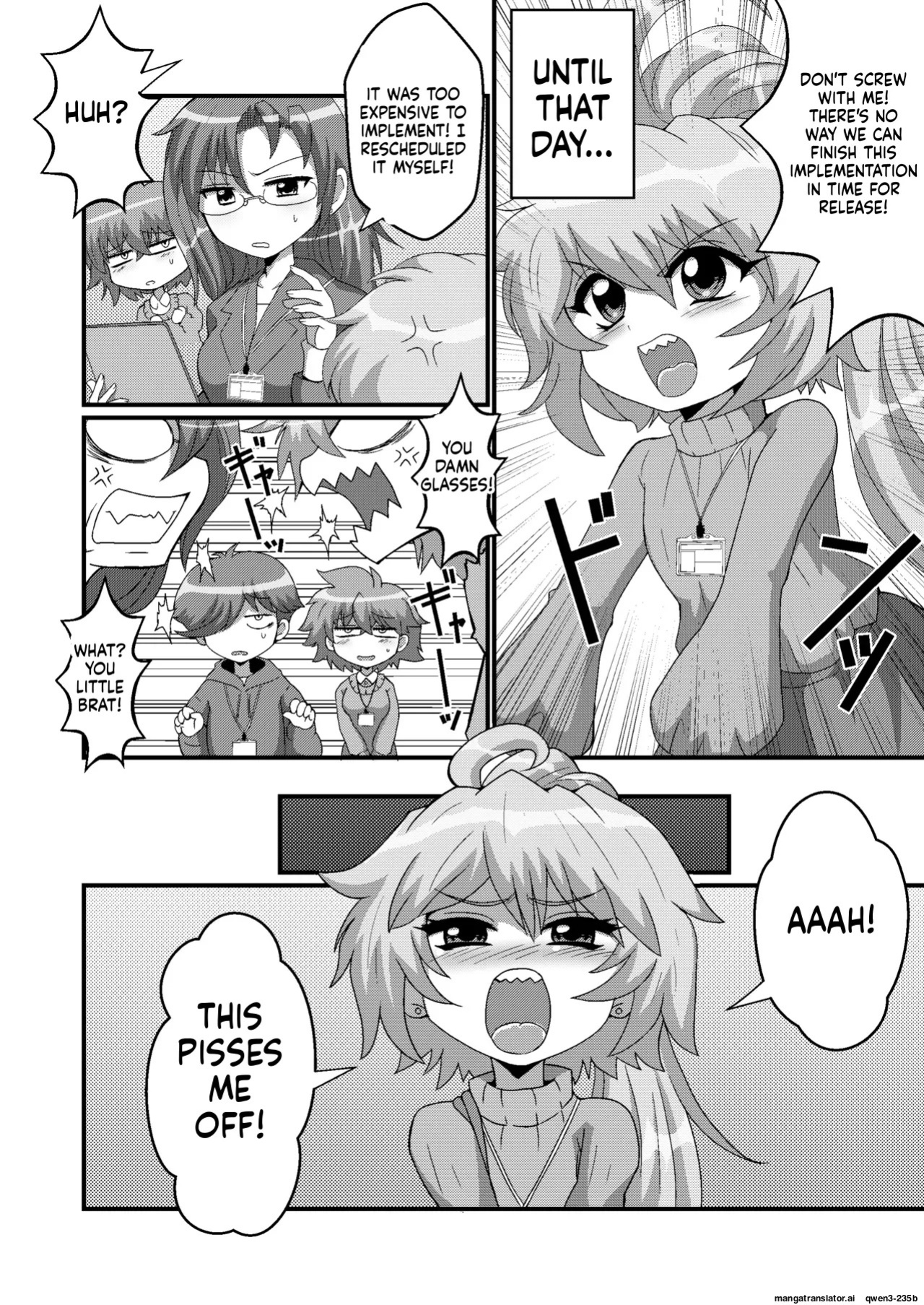 [Mocchara Hoge Hoge Kai (Zuler Daitouryou)] Uchi no Chiisai Joushi ga M Sugiru (SCANMTL)