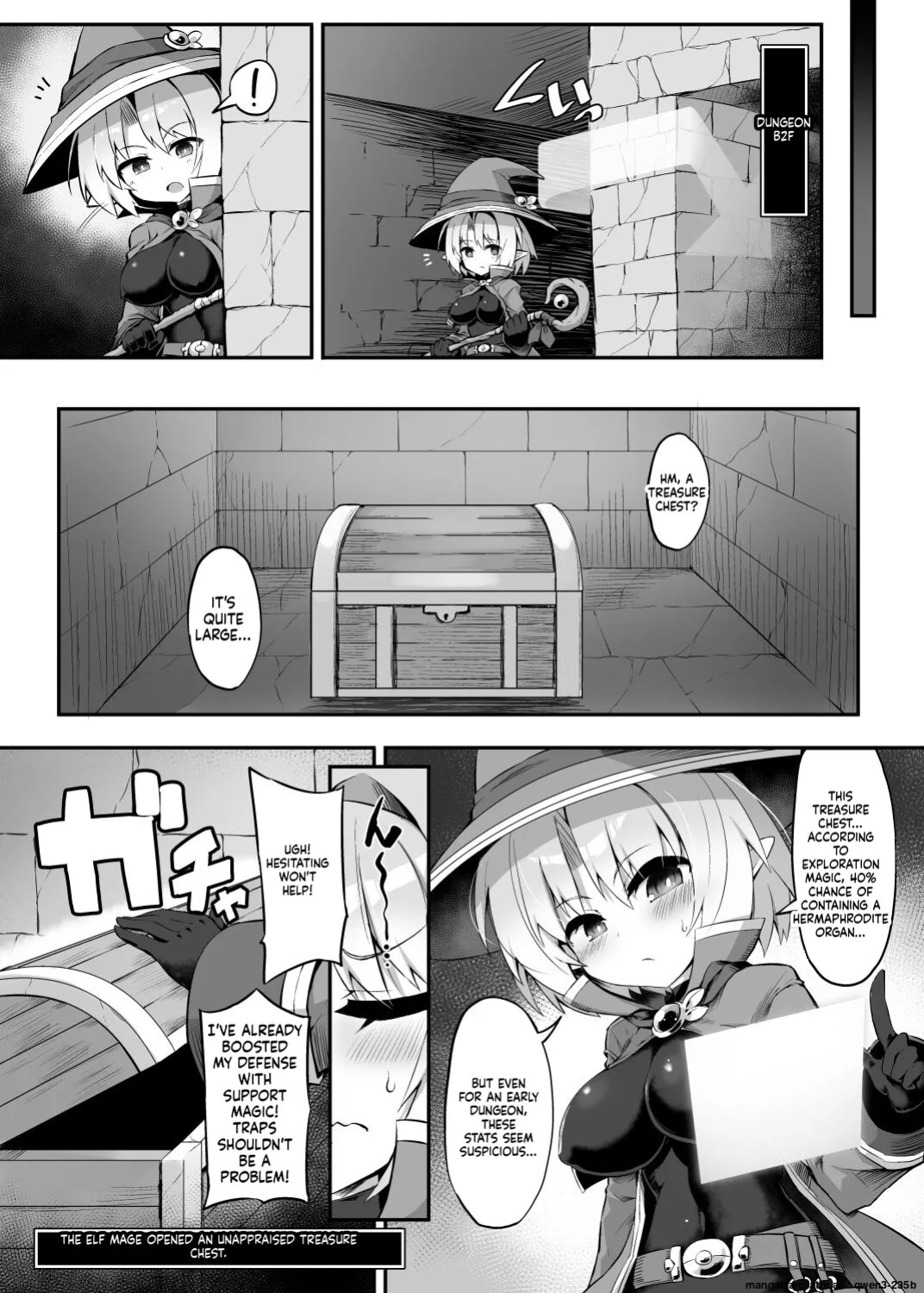[Dodameya-san (8000)] Futanari Shokushu Ero Trap Dungeon e Youkoso!! Comic (SCANMTL)