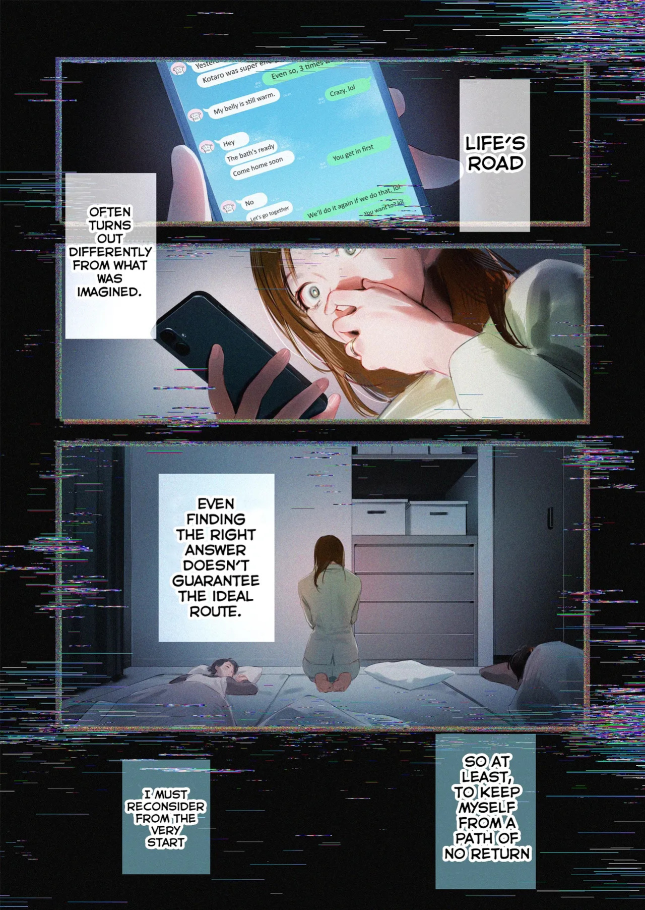 [Irodori Gyuunyuu 4.5% (Higashide Irodori)] Trop 1 ~ I'll Take the Post-Birth Virginity of a Married Woman Whose Masturbation Was Exposed~ [English][Ebs Shit Scans][Digital]
