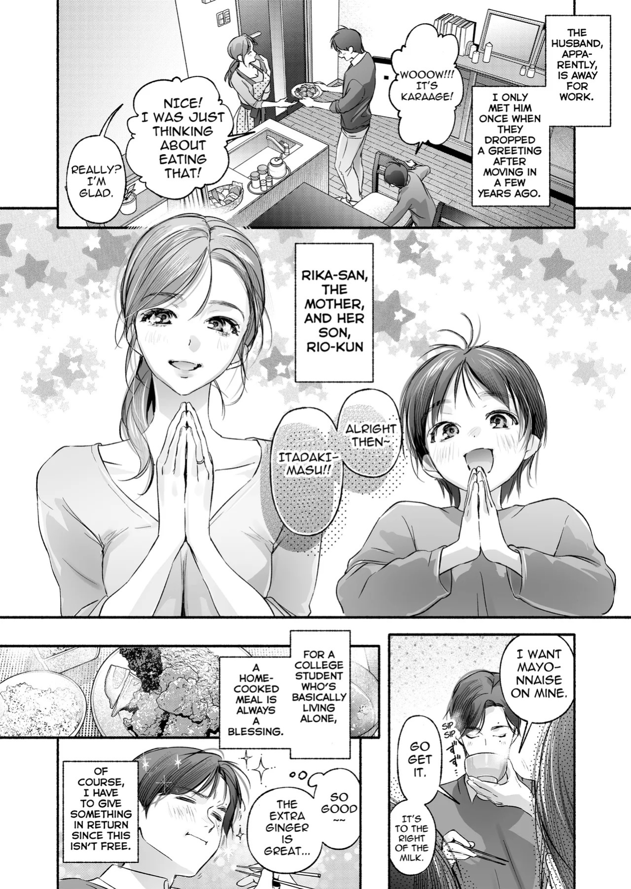 [Irodori Gyuunyuu 4.5% (Higashide Irodori)] Trop 1 ~ I'll Take the Post-Birth Virginity of a Married Woman Whose Masturbation Was Exposed~ [English][Ebs Shit Scans][Digital]
