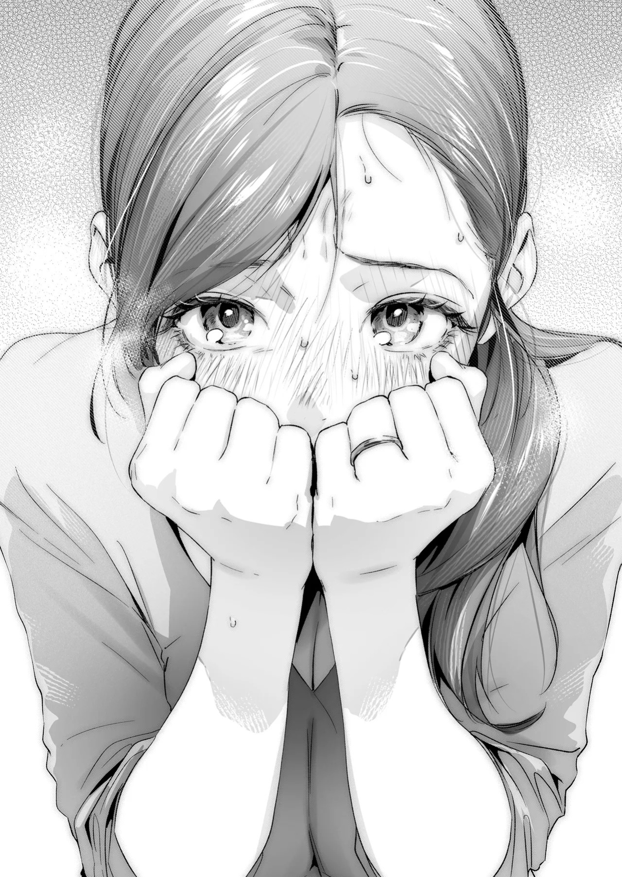 [Irodori Gyuunyuu 4.5% (Higashide Irodori)] Trop 1 ~ I'll Take the Post-Birth Virginity of a Married Woman Whose Masturbation Was Exposed~ [English][Ebs Shit Scans][Digital]