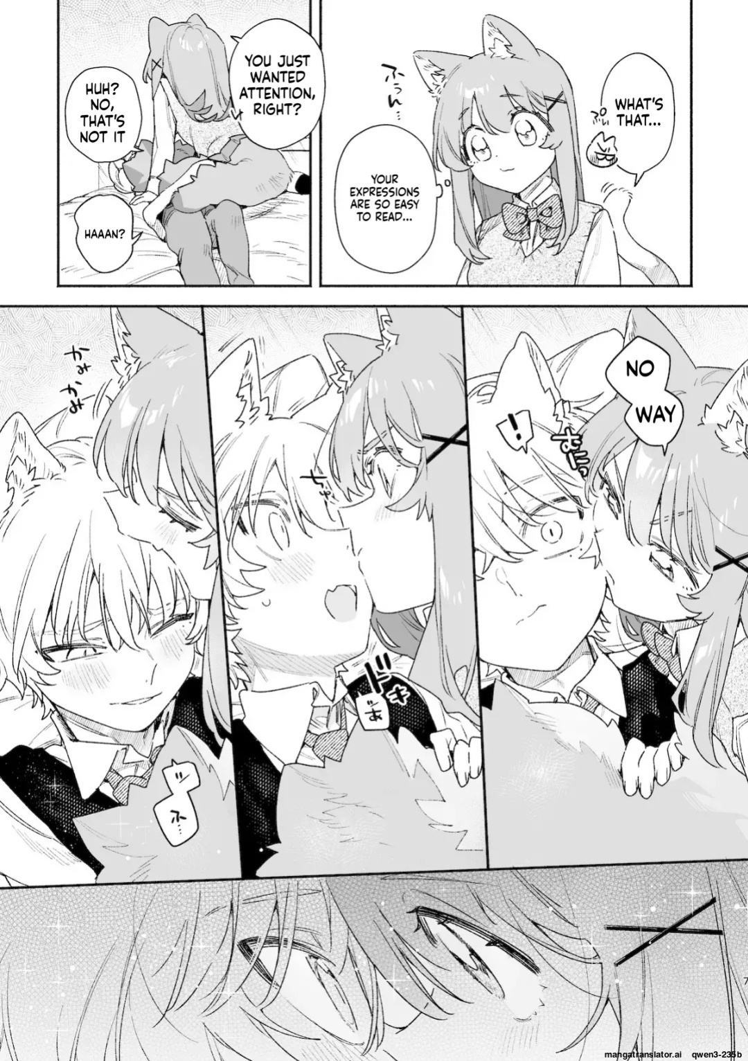 [usachanGET] ♂ ga Uke. Neko-chan x Neko-kun 2 (SCANMTL)