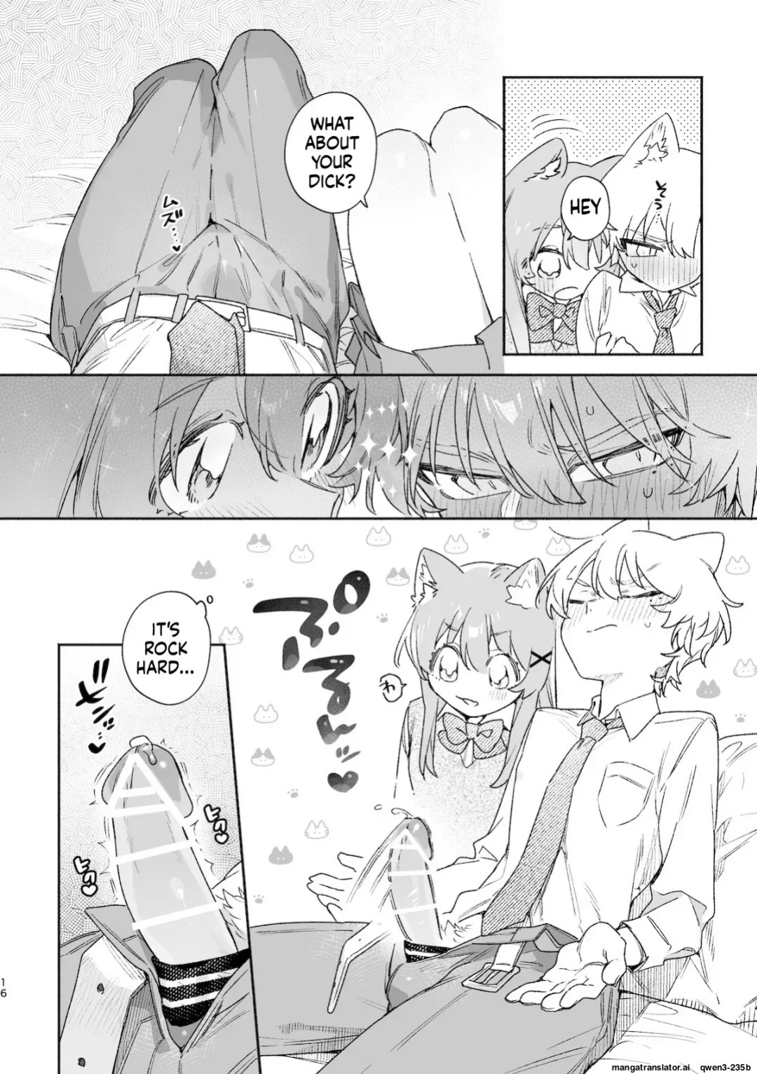[usachanGET] ♂ ga Uke. Neko-chan x Neko-kun 2 (SCANMTL)