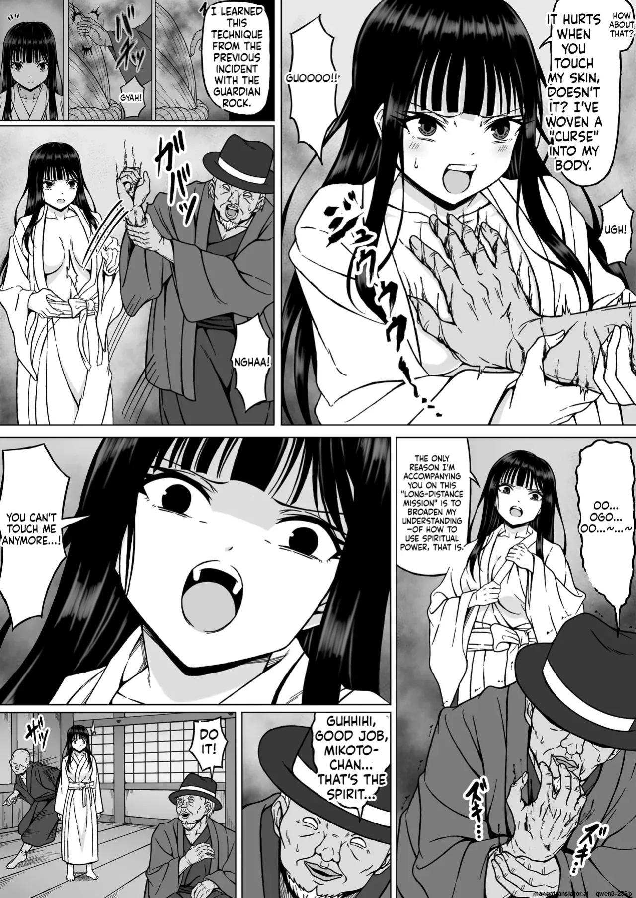 [Sawacream] Reibaishi Mikoto 2 Kairaku ni Zanpai su... Hentai Jijii to no Seikou no Gishiki de Ikikuruwasareru Shoujo no Karada (SCANMTL)
