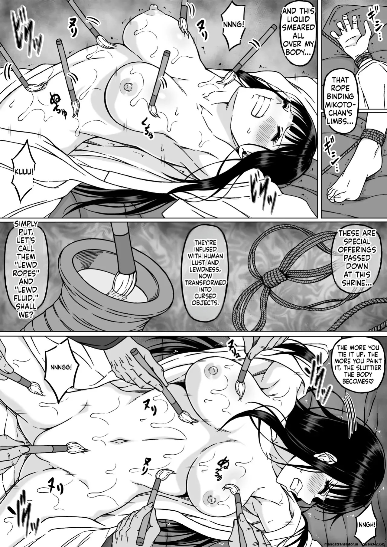 [Sawacream] Reibaishi Mikoto 2 Kairaku ni Zanpai su... Hentai Jijii to no Seikou no Gishiki de Ikikuruwasareru Shoujo no Karada (SCANMTL)