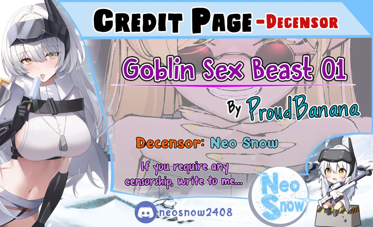 [ProudBanana] Goblin Sei Chiku 01 | Goblin Sex Beast 01 [English] [NudeSalad] [Digital] [Decensored]