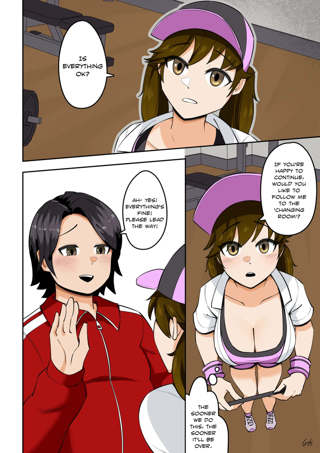 Kawaii Tsun'aho/ Swapping Gym Comic