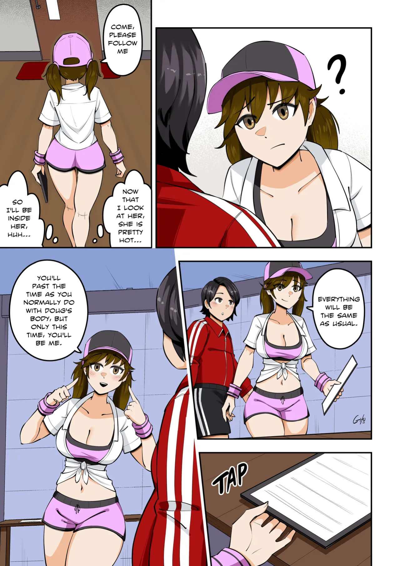 Kawaii Tsun'aho/ Swapping Gym Comic