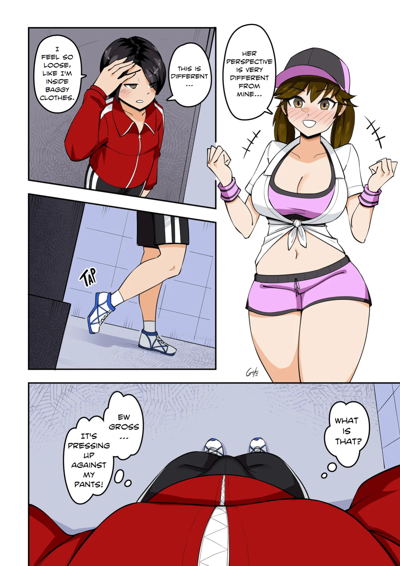 Kawaii Tsun'aho/ Swapping Gym Comic