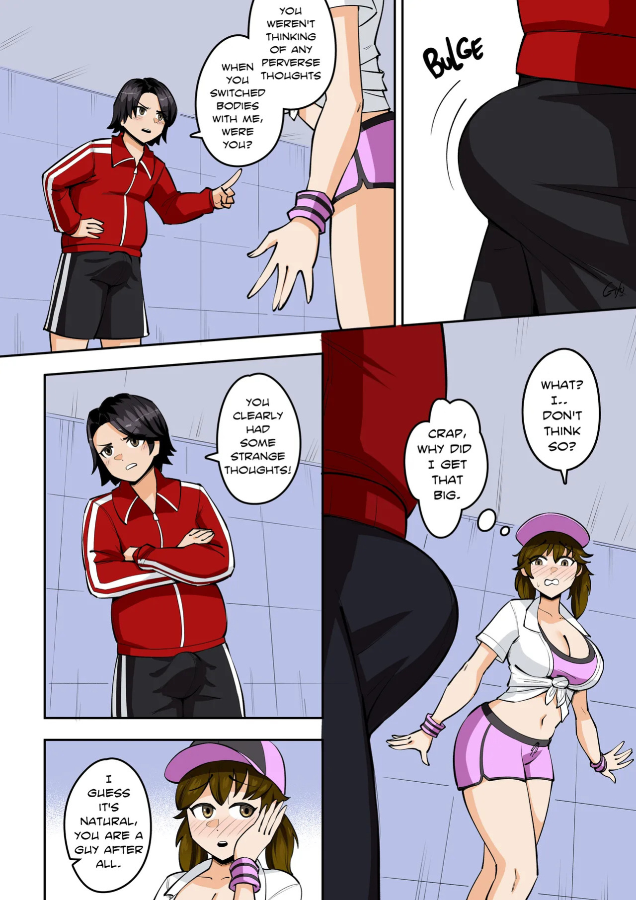 Kawaii Tsun'aho/ Swapping Gym Comic