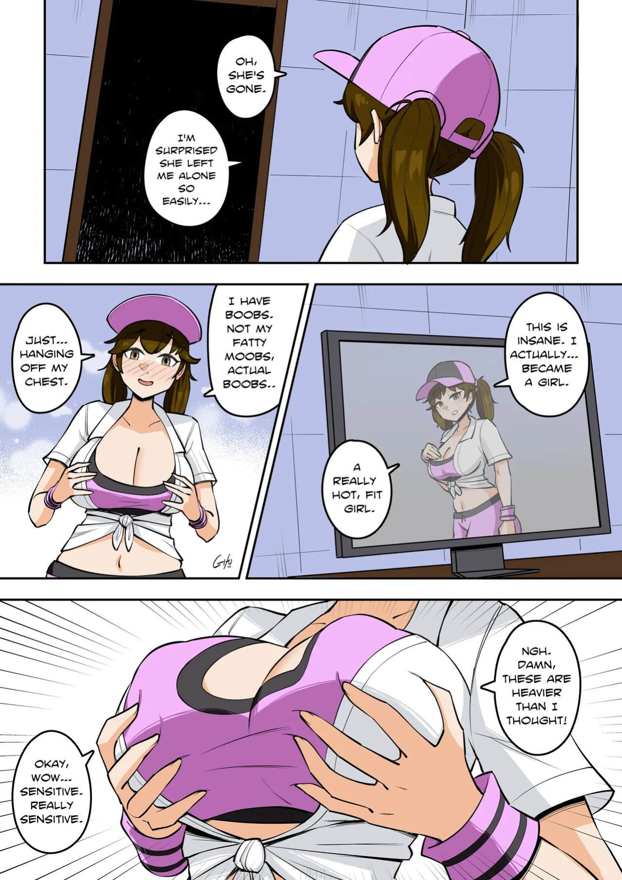 Kawaii Tsun'aho/ Swapping Gym Comic