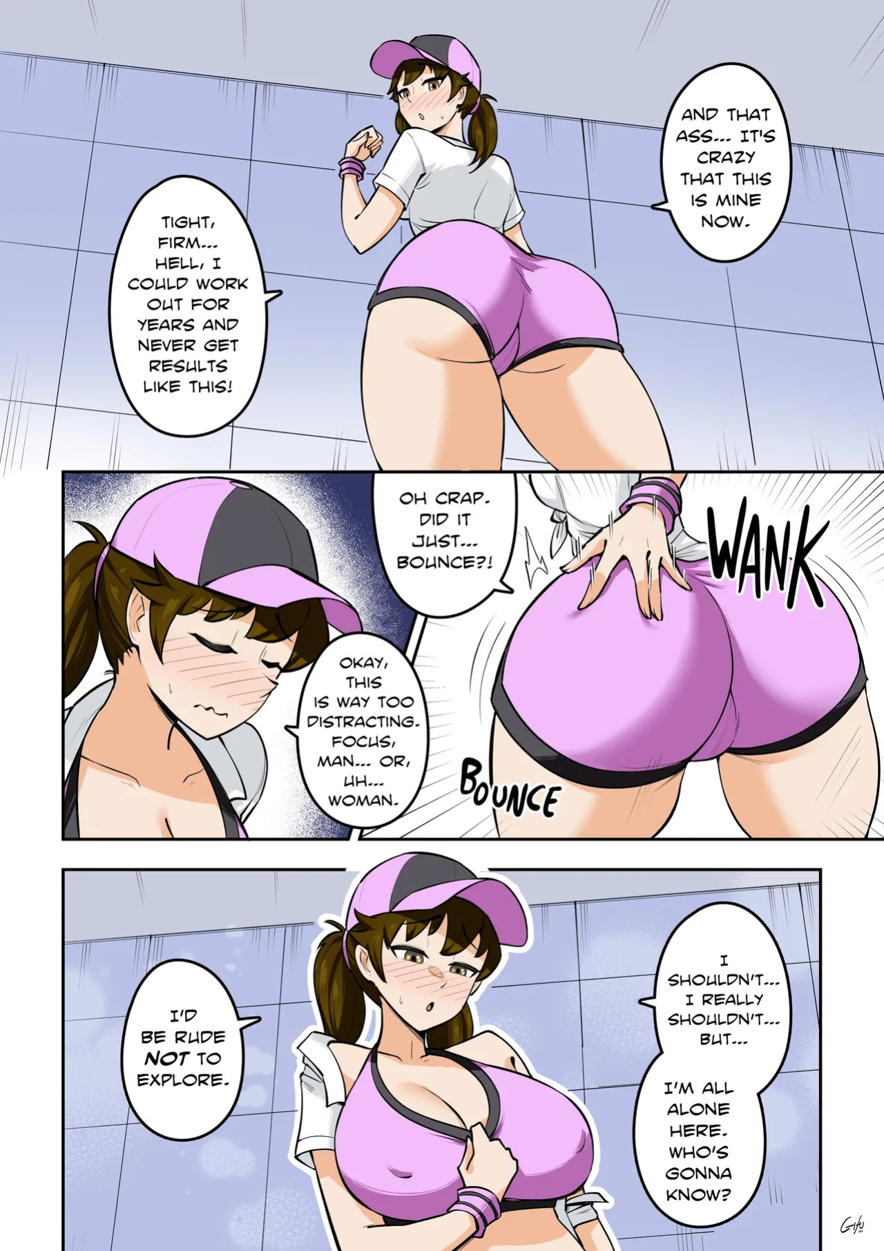Kawaii Tsun'aho/ Swapping Gym Comic