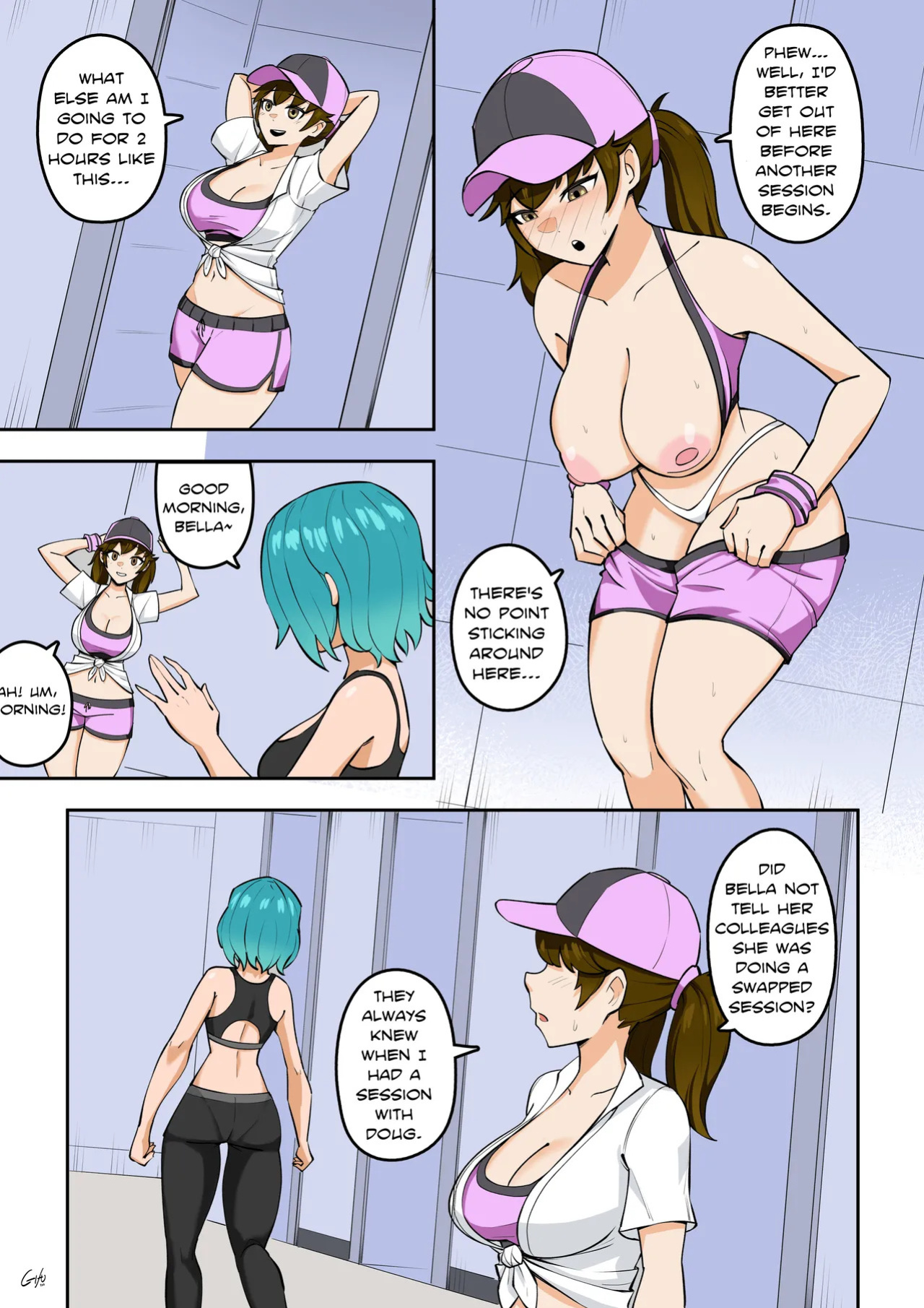 Kawaii Tsun'aho/ Swapping Gym Comic