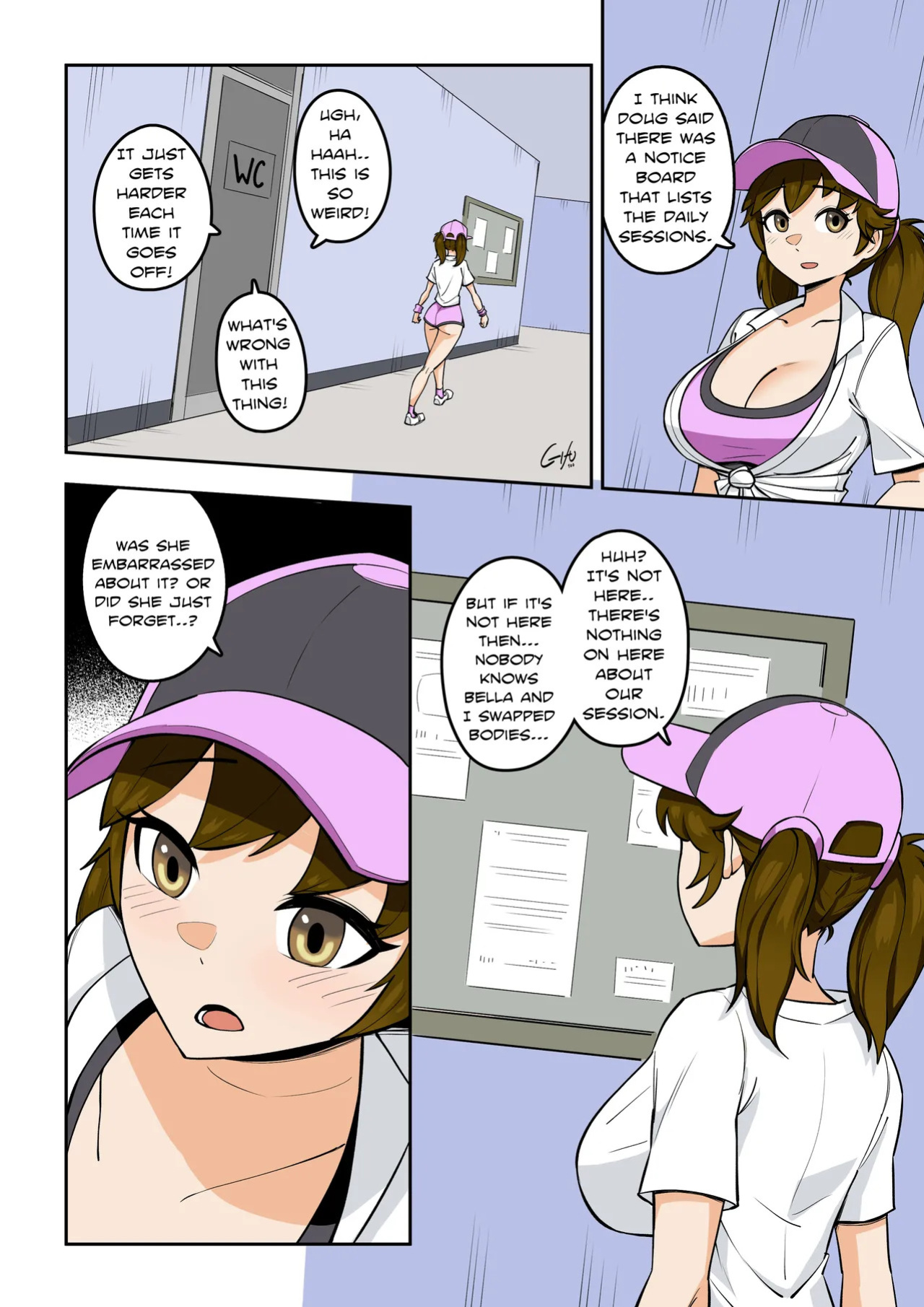 Kawaii Tsun'aho/ Swapping Gym Comic