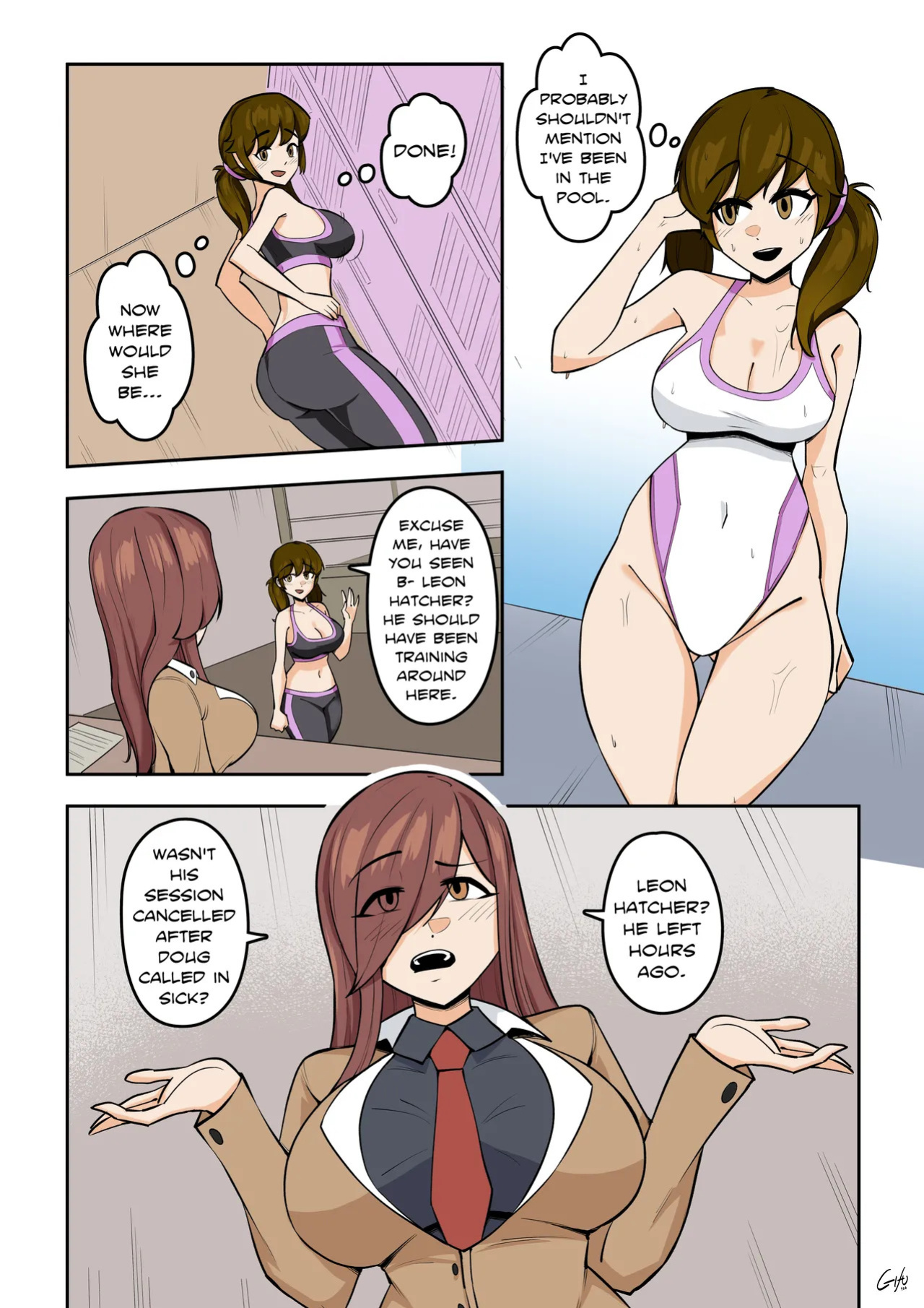 Kawaii Tsun'aho/ Swapping Gym Comic