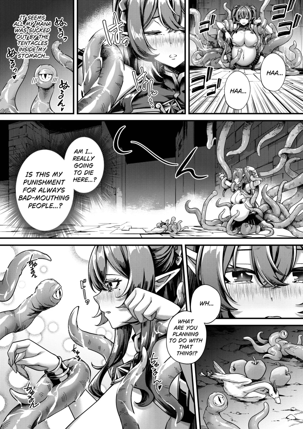 [Kannko Bokujyo (Kannko)] Ochita Tensai Mahoutsukai, Naodokoka Elf no 60 Nichikan [English] [Digital]