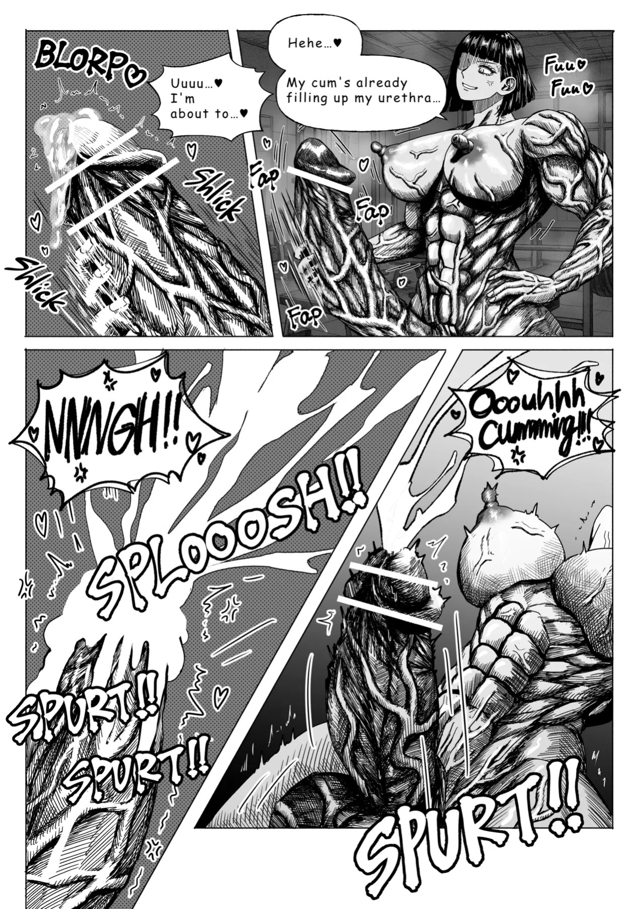 [Ebitarutaru(えびタルタル)] Muscular Futa Manga [English]