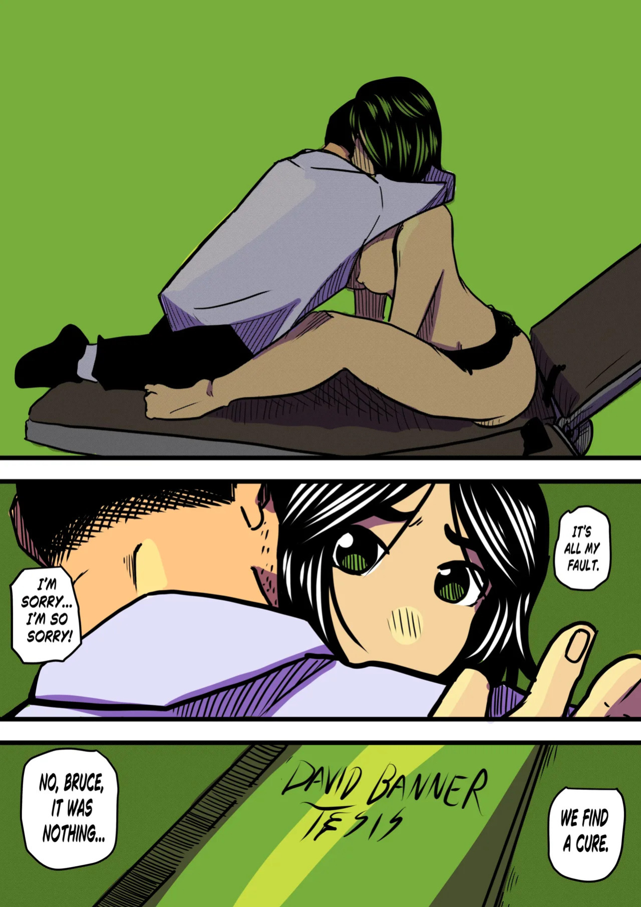 [Odoruyama] Betty Hulk AU: The Origin Of Betty Hulk [Colored Version]