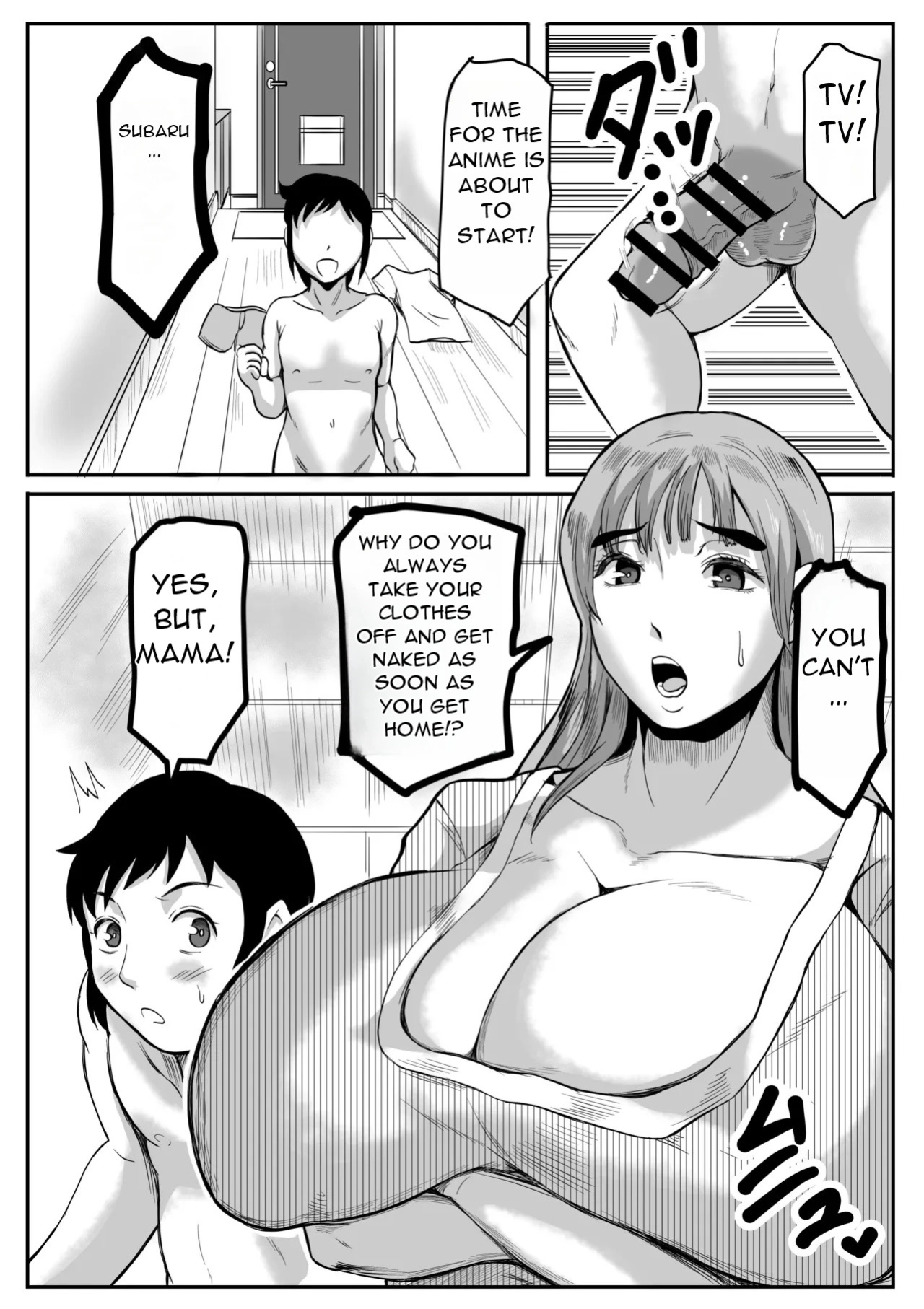 [Karakuri Korokke] Gifu to, Soshite Musuko to - With My Father-in-Law and My Son...[English][DarklordMTLs]