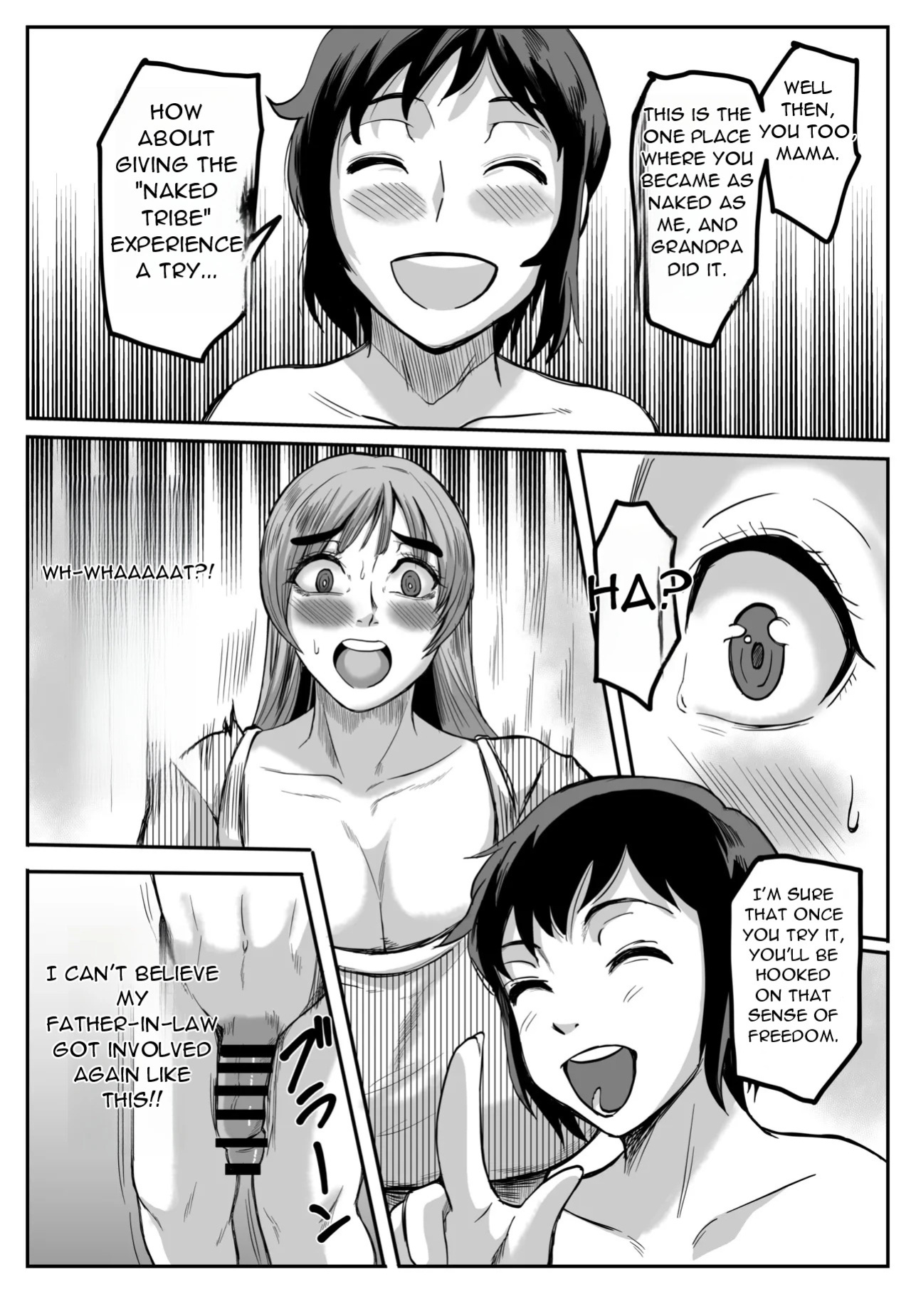 [Karakuri Korokke] Gifu to, Soshite Musuko to - With My Father-in-Law and My Son...[English][DarklordMTLs]
