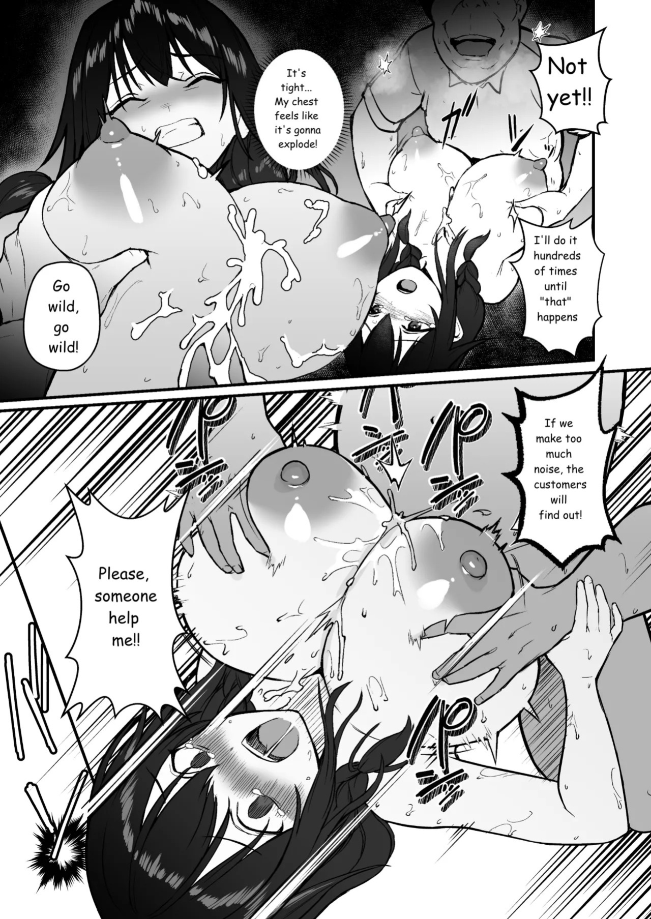 [Doushoku (Gen)] Jinsei Shuuryou Arbeit ~Kyonyuu Shoujo wa Sekuhara Tenchou ni Haramasareru~ [Digital][MTL]