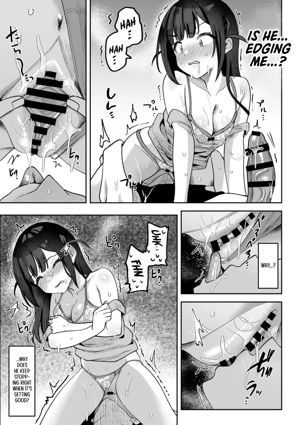 [Uzura Frontier (Mukimoto Koko)] Ochinpo Gourmet Reporter Mue-chan | Mue-Chan, Penis Gourmet Reporter [English] [gotbored] [Digital]