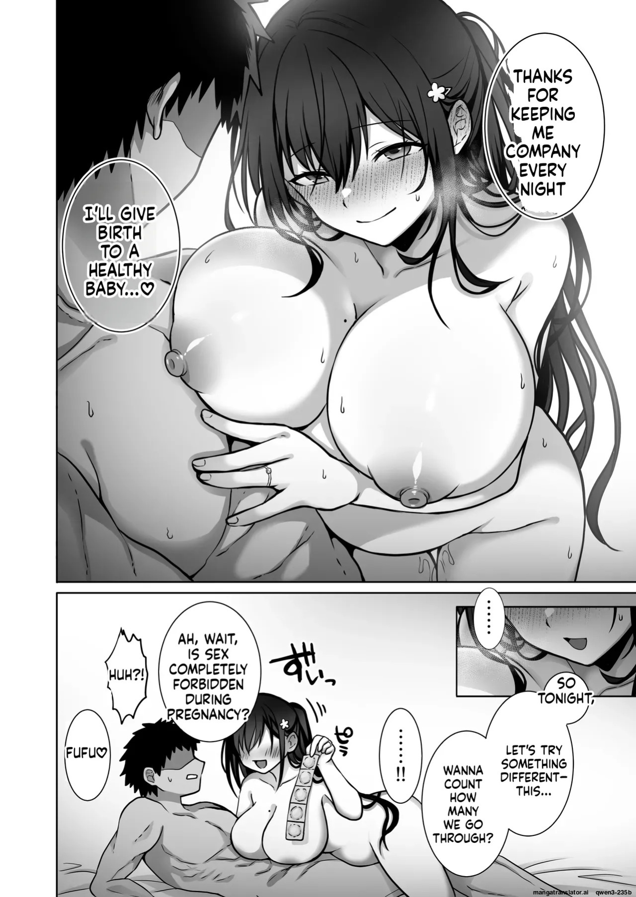 [Macaron Sugar] Doutei Daisuki Jogakusei-chan, Zetsurin Doutei ni Haiboku suru -Fourth Happiness- (SCANMTL)
