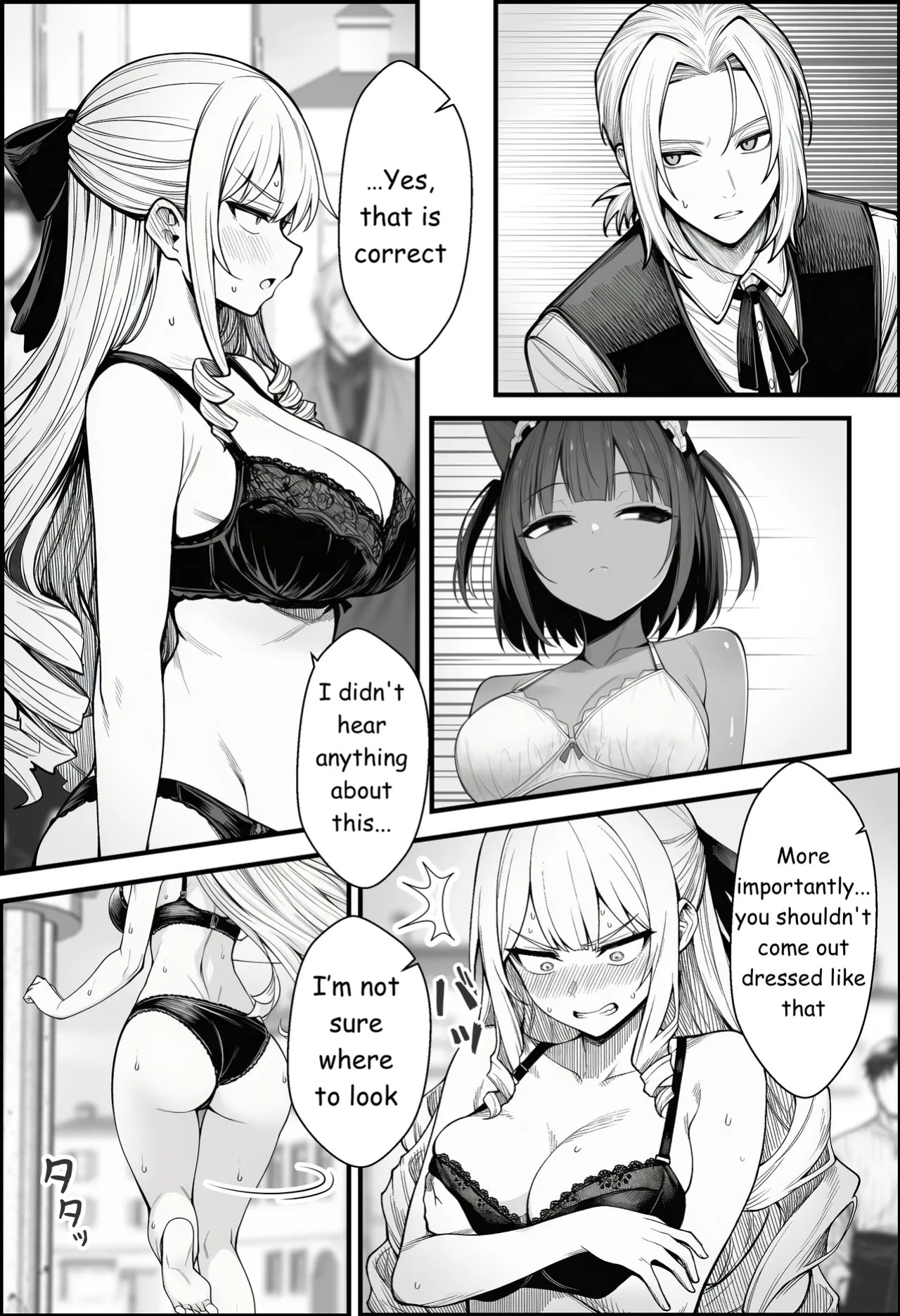 [COMIC Ainu] A Story About Teaching a Selfish Princess—Who Rules with Tyranny—a Lesson by Dressing Her in an Invisible Gown [AI Generated]