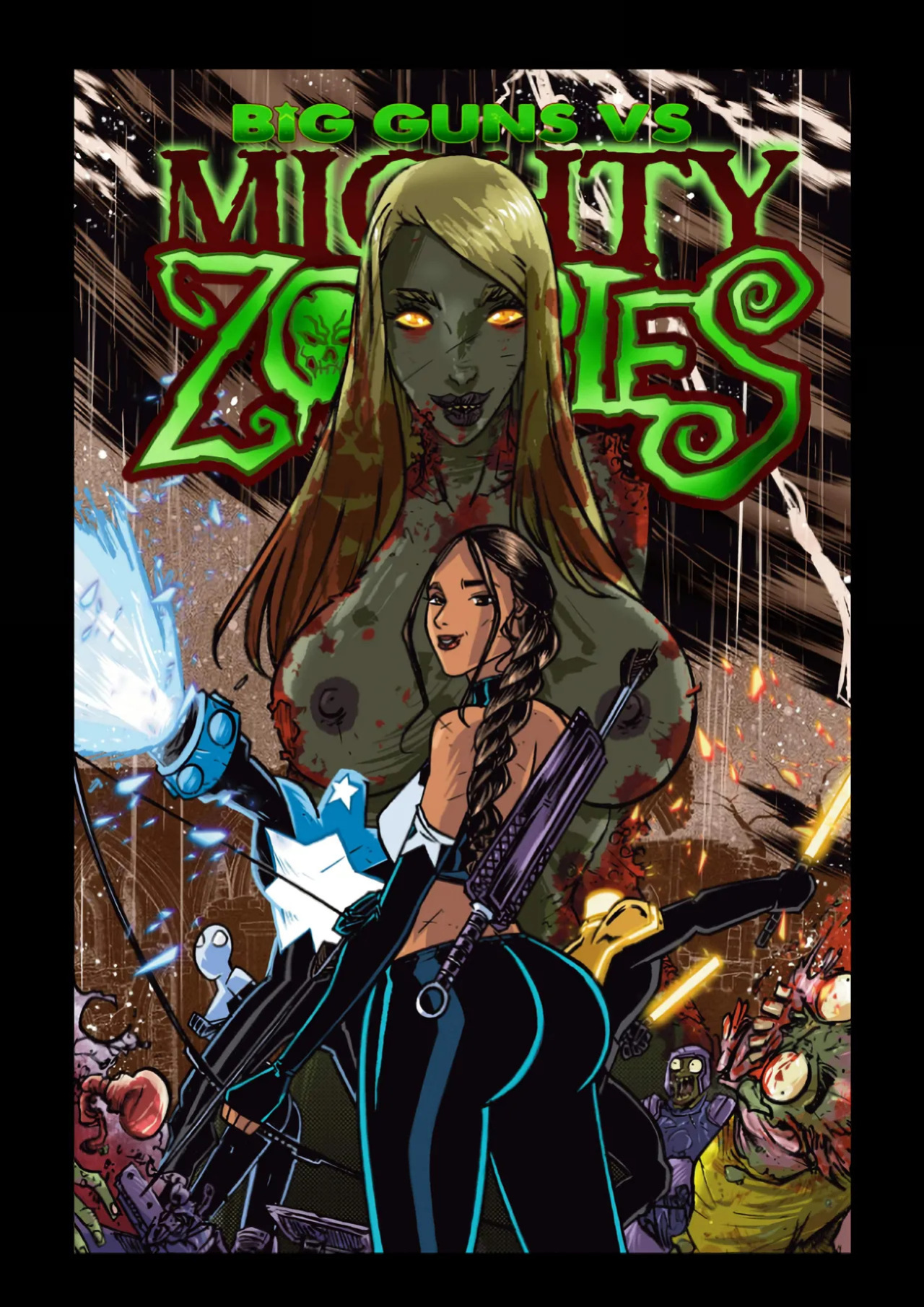 [Boo RudeToons] Big Guns vs Mighty Zombies (ENG)