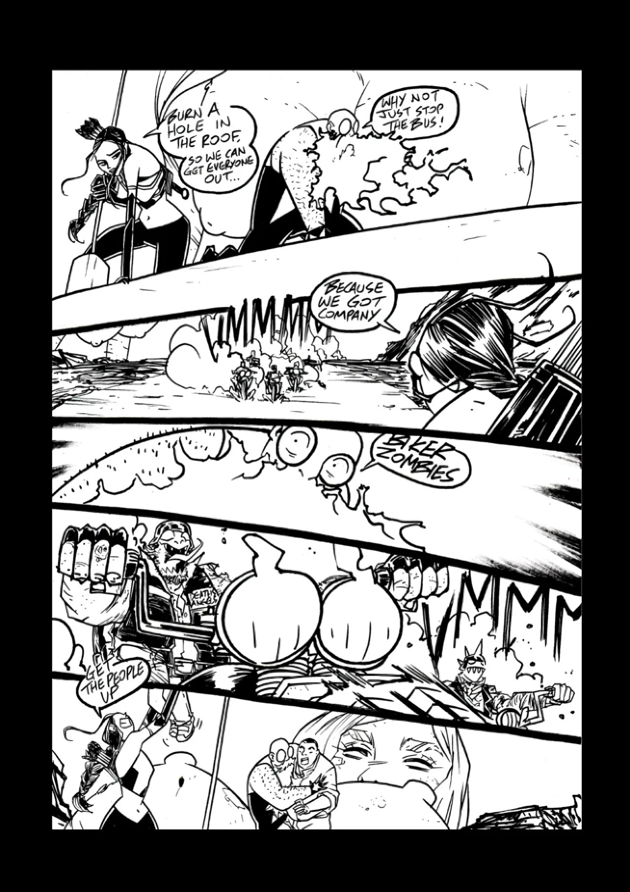 [Boo RudeToons] Big Guns vs Mighty Zombies (ENG)
