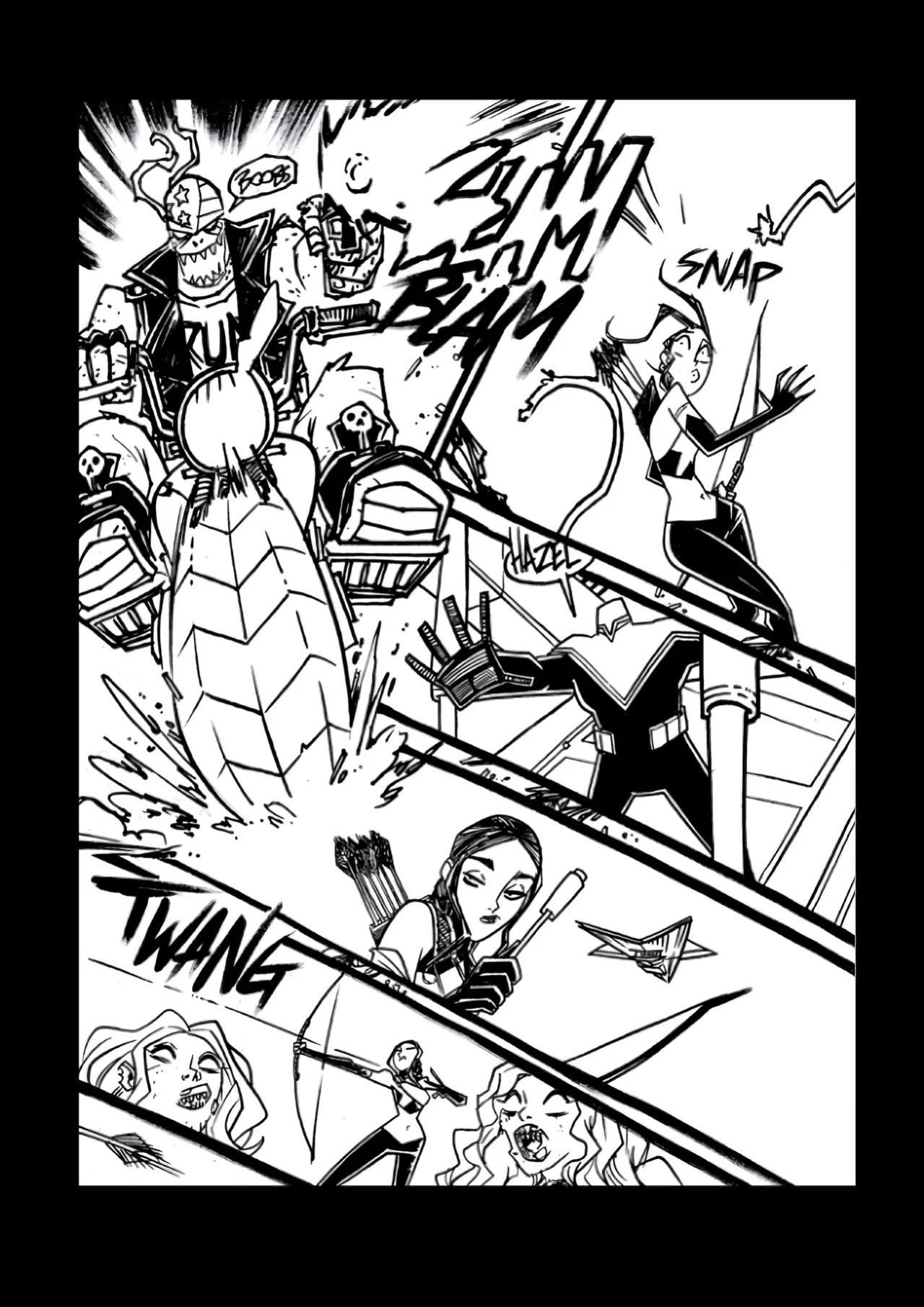 [Boo RudeToons] Big Guns vs Mighty Zombies (ENG)