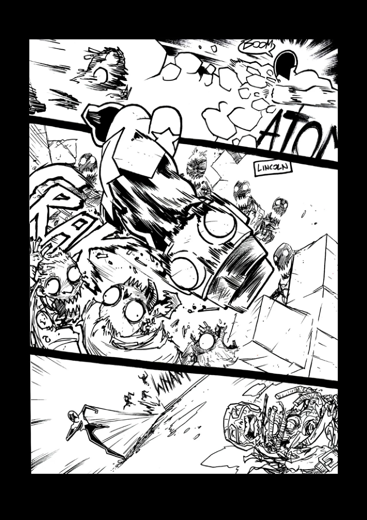 [Boo RudeToons] Big Guns vs Mighty Zombies (ENG)