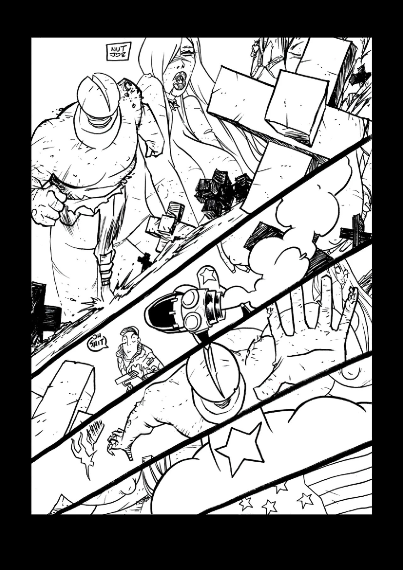 [Boo RudeToons] Big Guns vs Mighty Zombies (ENG)