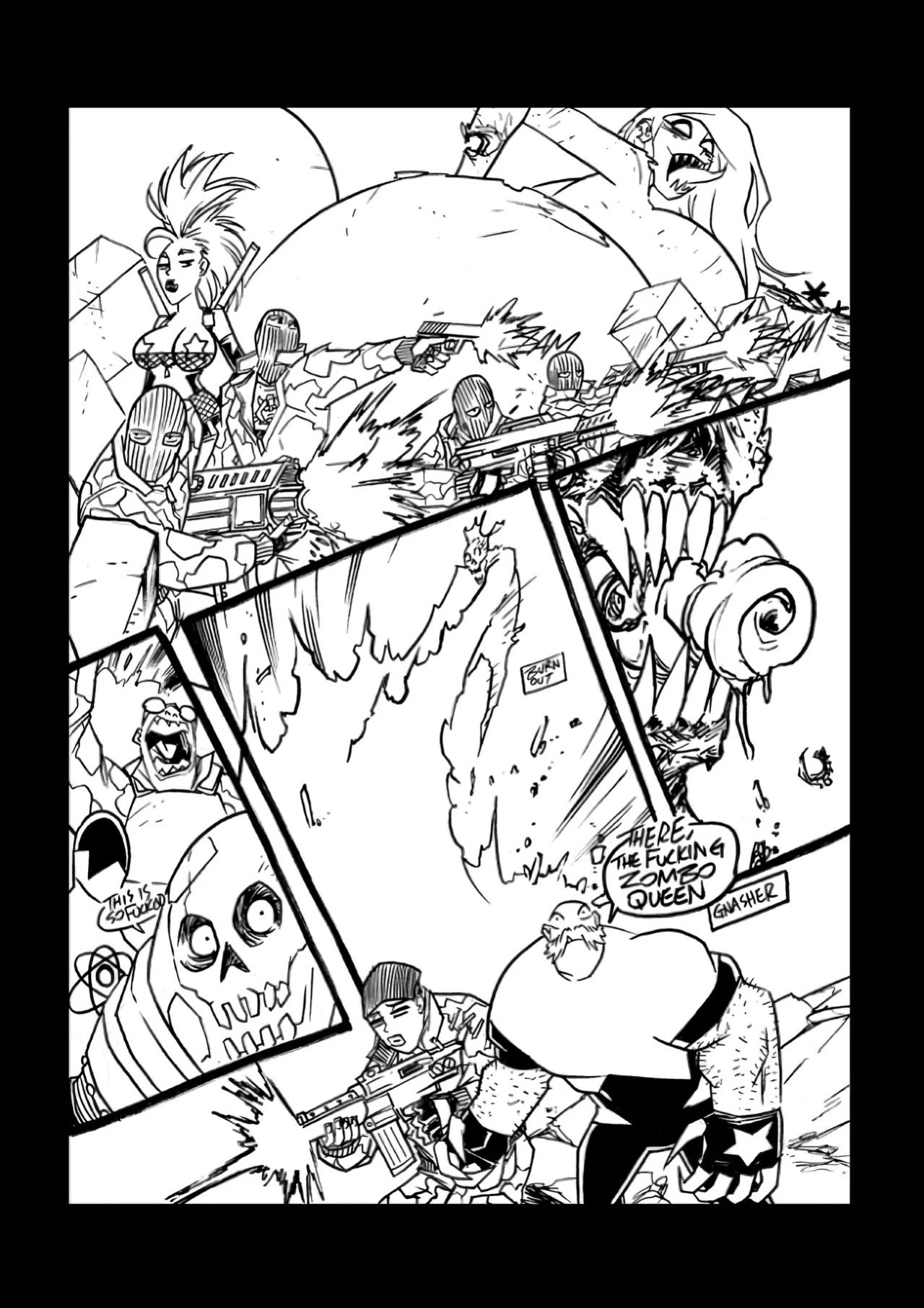 [Boo RudeToons] Big Guns vs Mighty Zombies (ENG)