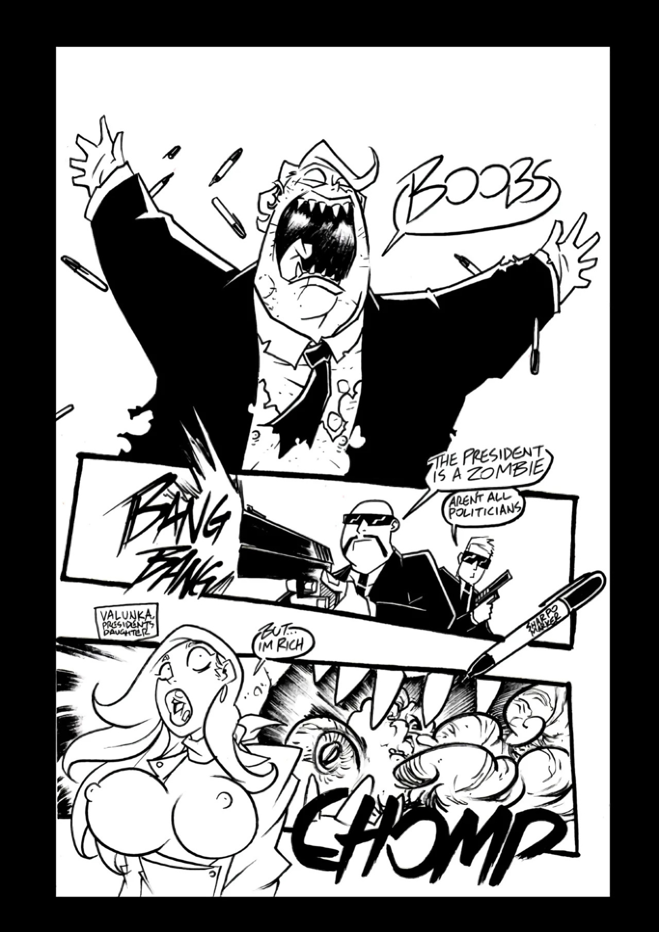 [Boo RudeToons] Big Guns vs Mighty Zombies (ENG)