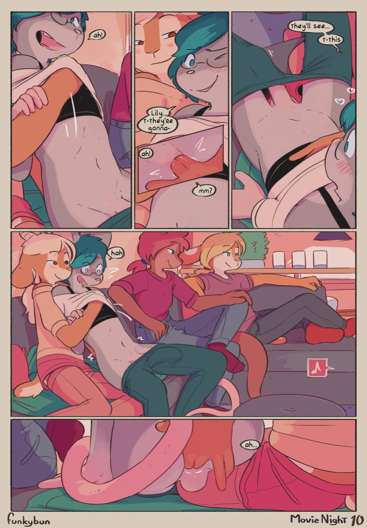 (Funkybunny) Movie Night