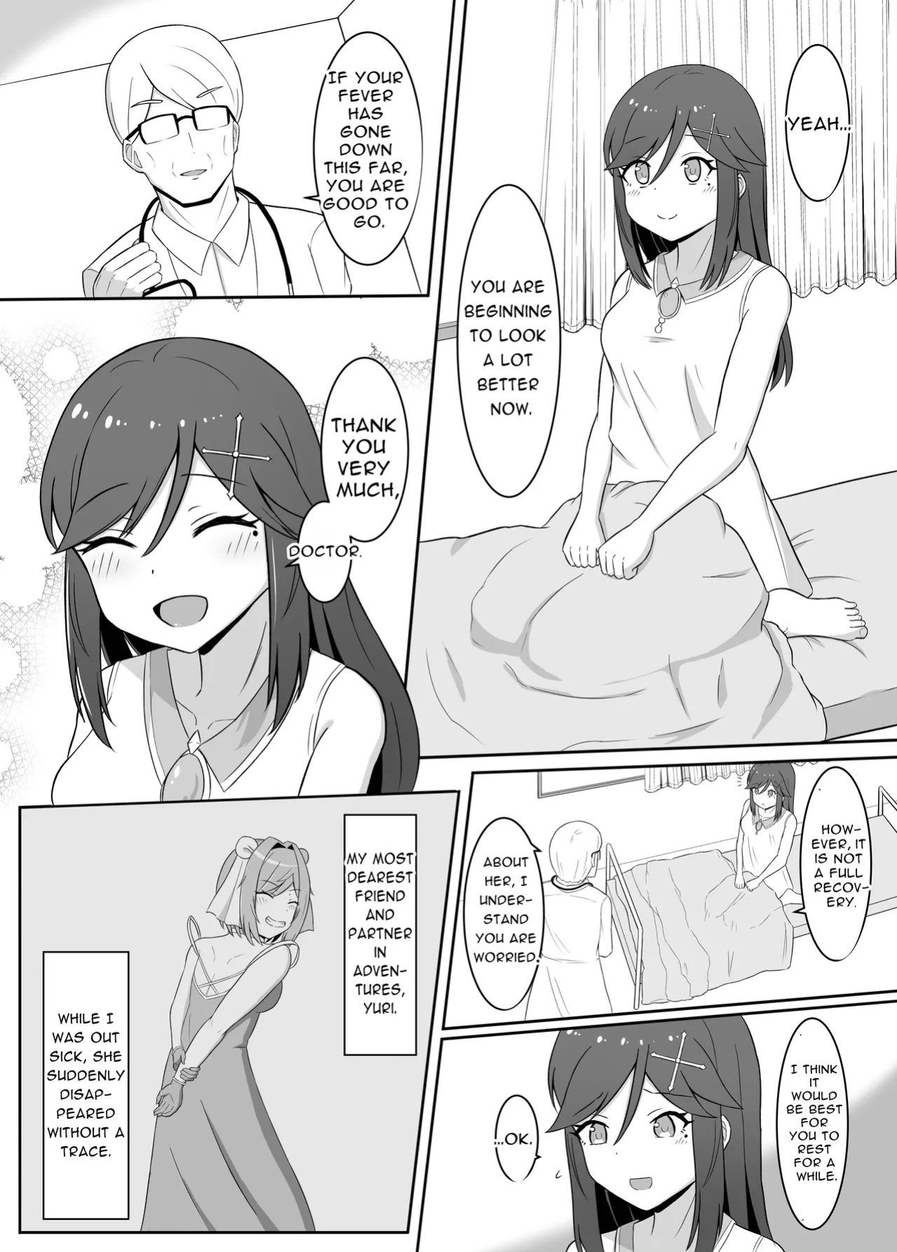 [Corruprotocol (EPLOOV)] Kuro ni Somaru Yuri 2 ~Alraune Ochi Shita Osananajimi ni Karada o Mushibamarete Iku Hanashi~ | Yuri Dyed in Black 2 ~The Story of a Childhood Friend Who Fell to an Alraune and Is Now Being Consumed by Her~ [English] [Dere Translat